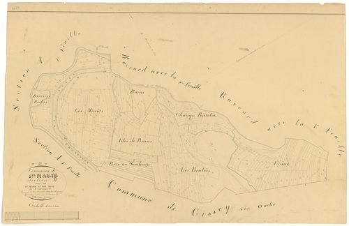 Sainte-Marie-sur-Ouche - Section B3 - 3 P PLAN 548/6
