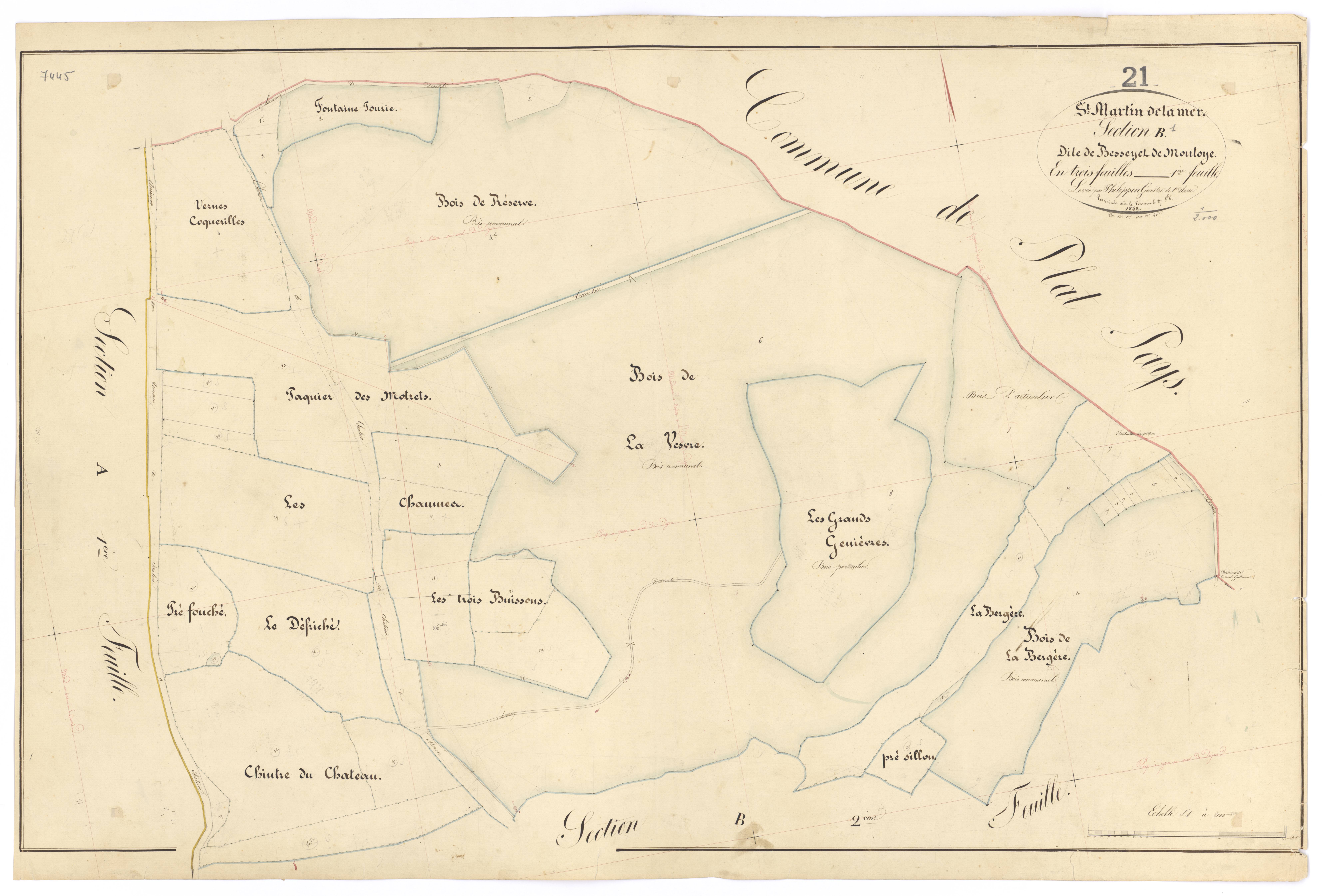 Saint-Martin-de-la-Mer - Section B1 - 3 P PLAN 561/5