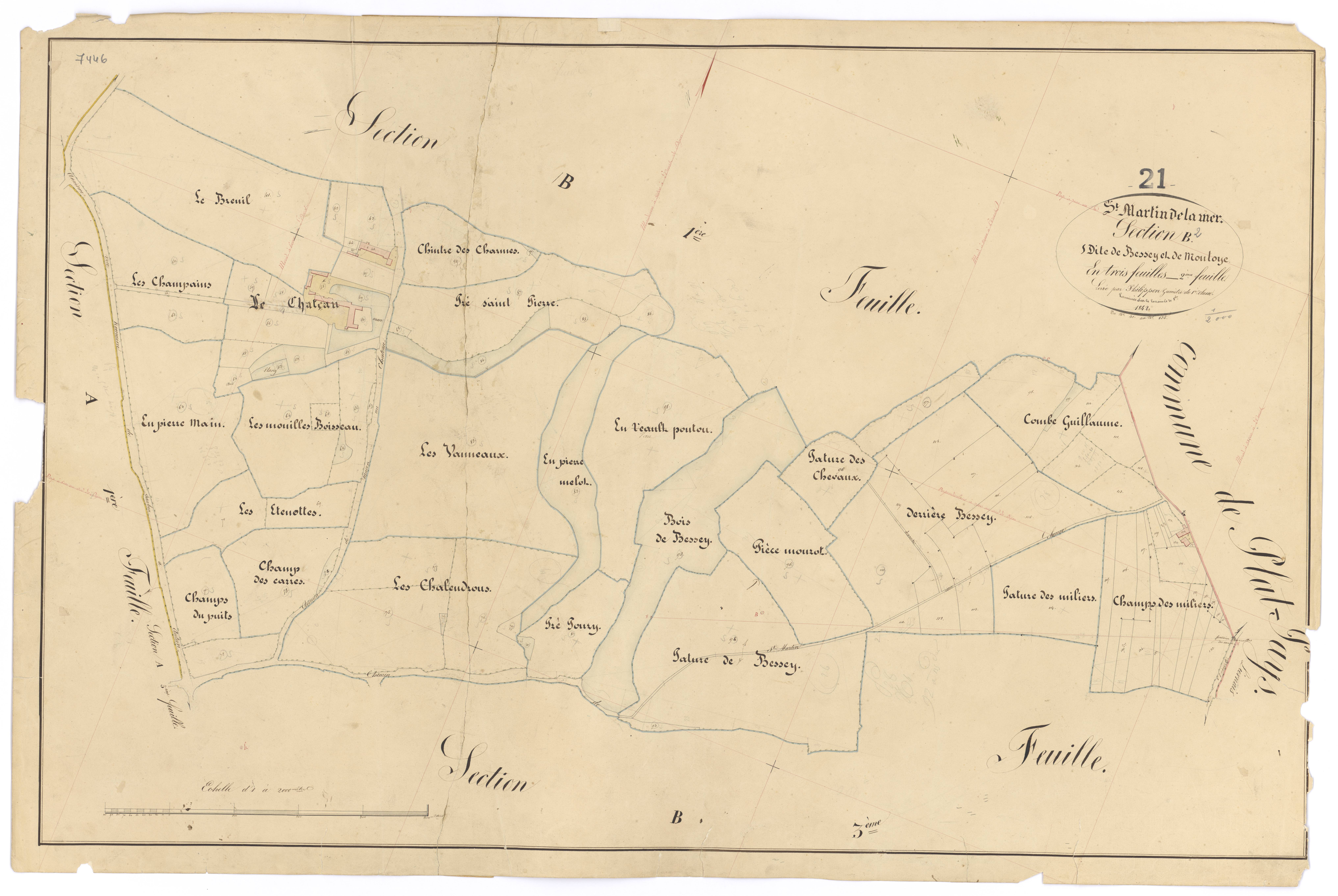 Saint-Martin-de-la-Mer - Section B2 - 3 P PLAN 561/6