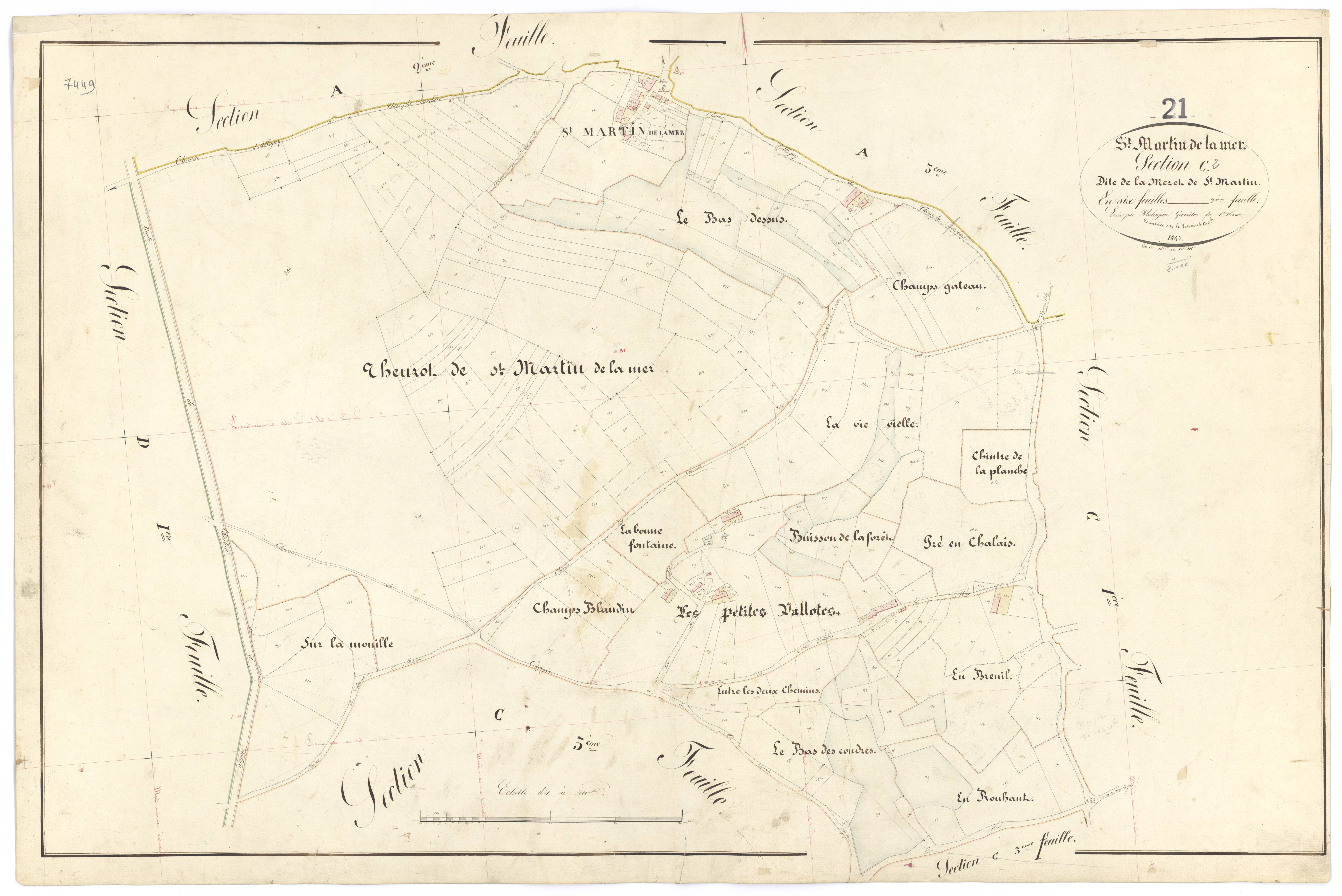 Saint-Martin-de-la-Mer - Section C2 - 3 P PLAN 561/9