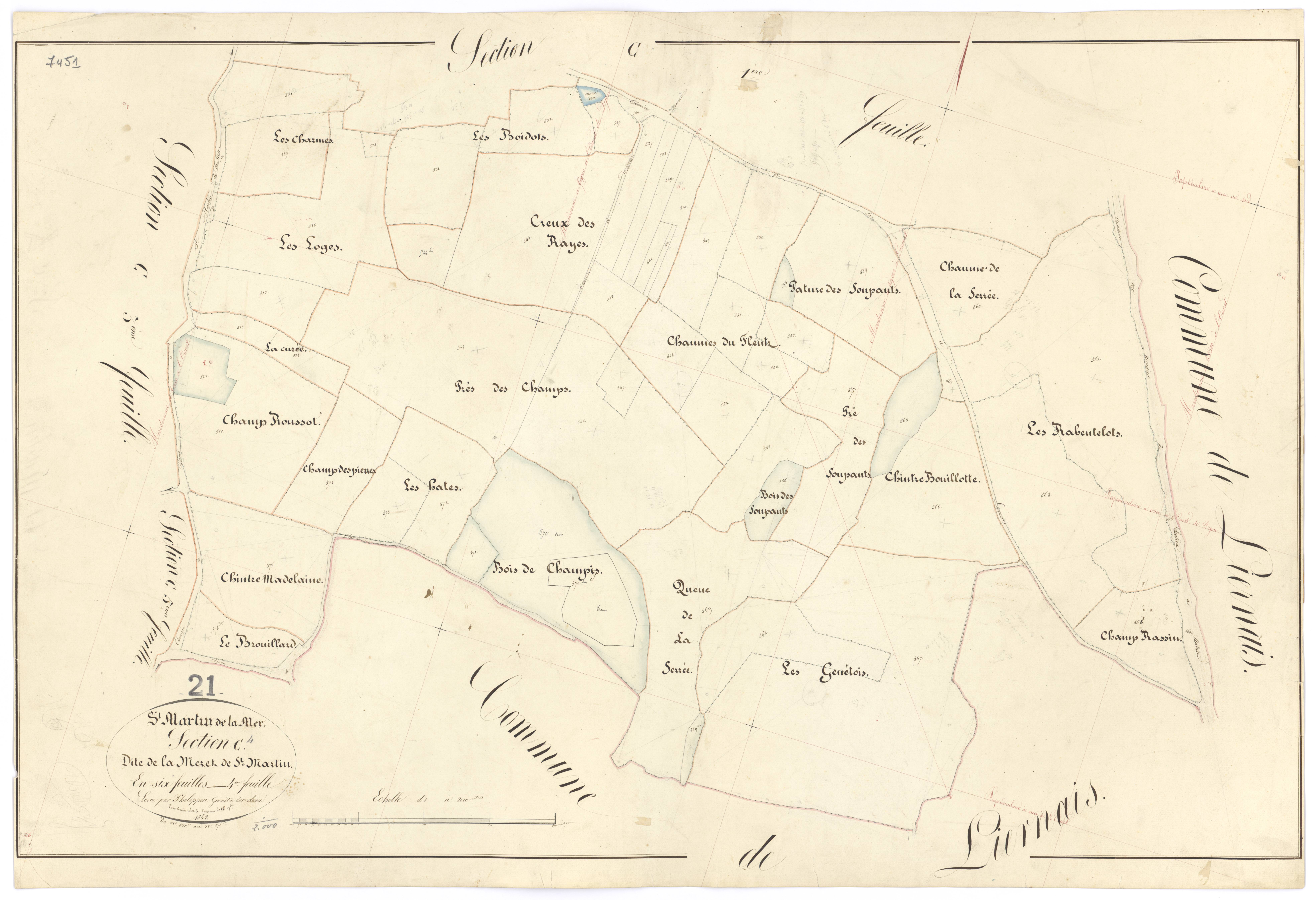 Saint-Martin-de-la-Mer - Section C4 - 3 P PLAN 561/11