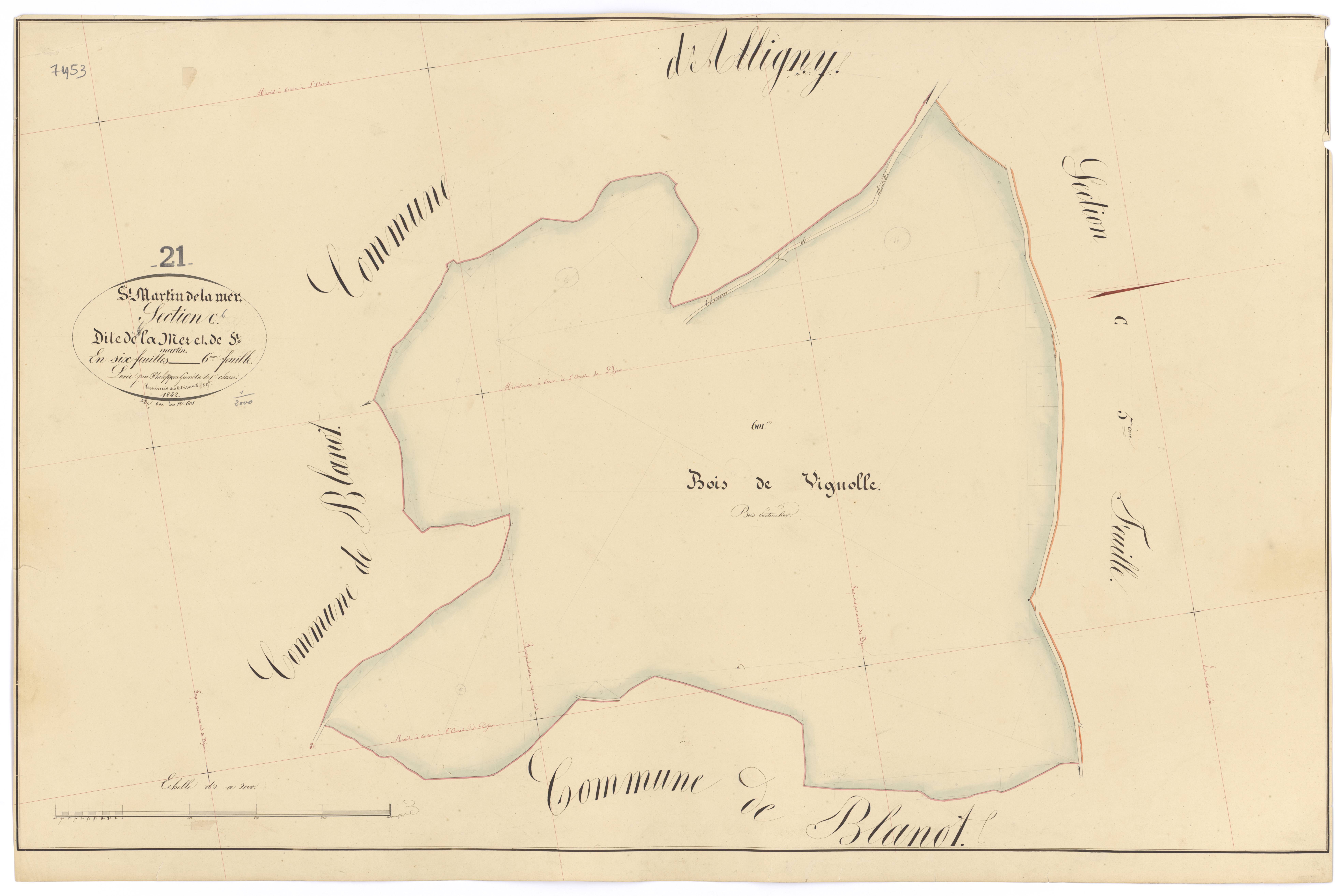 Saint-Martin-de-la-Mer - Section C6 - 3 P PLAN 561/13
