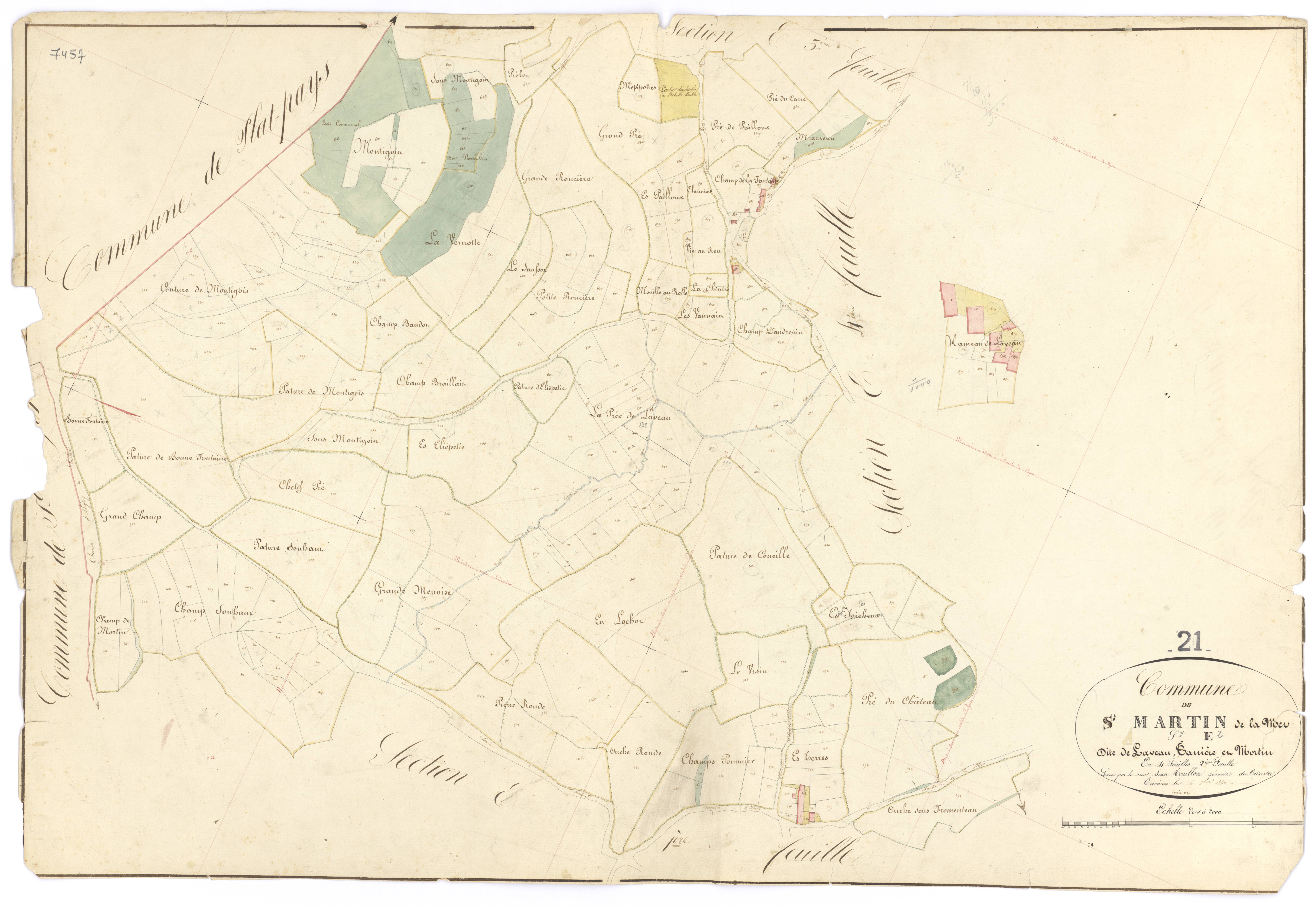 Saint-Martin-de-la-Mer - Section E2 - 3 P PLAN 561/17