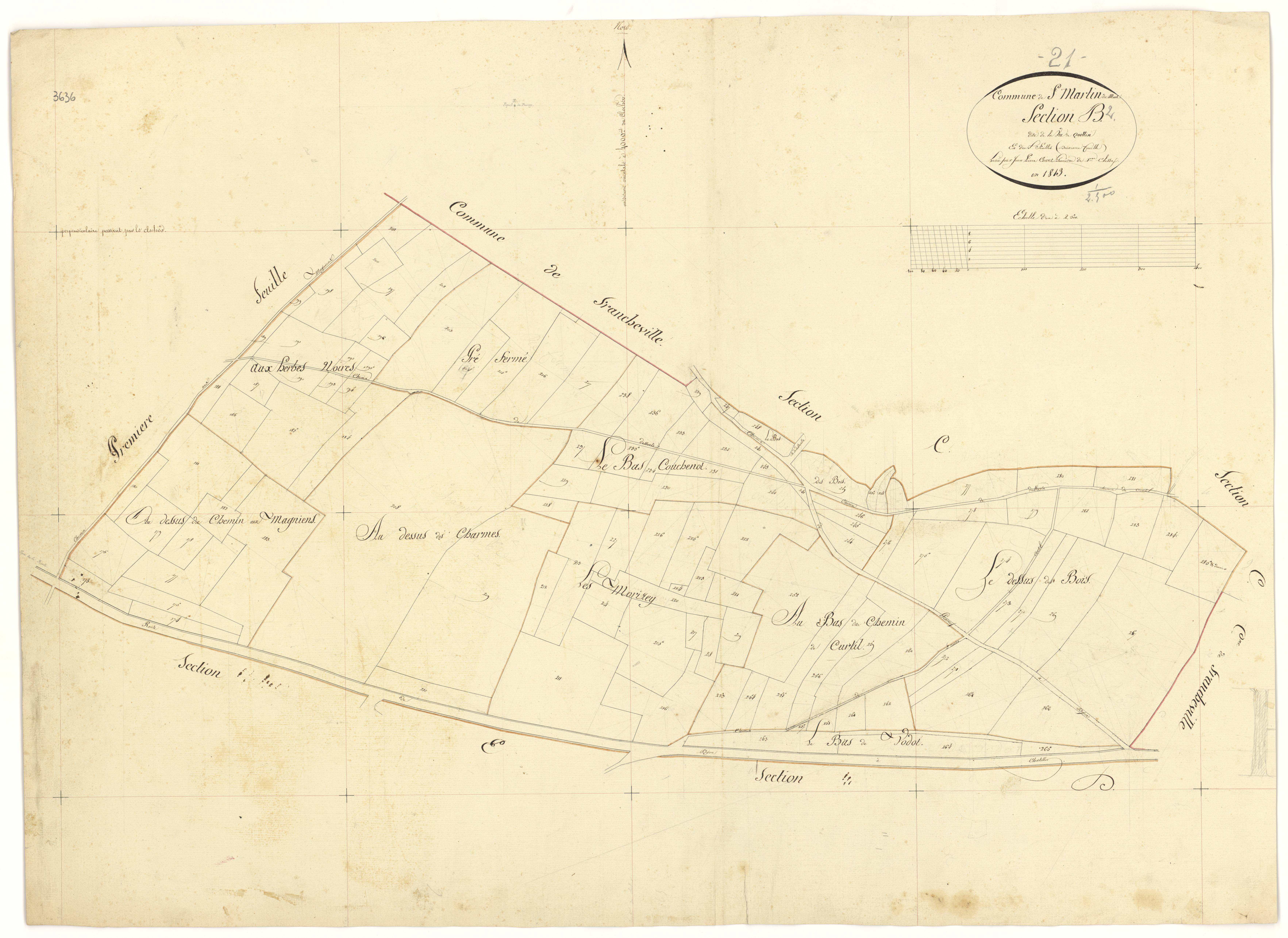 Saint-Martin-du-Mont - Section B2 - 3 P PLAN 562/4