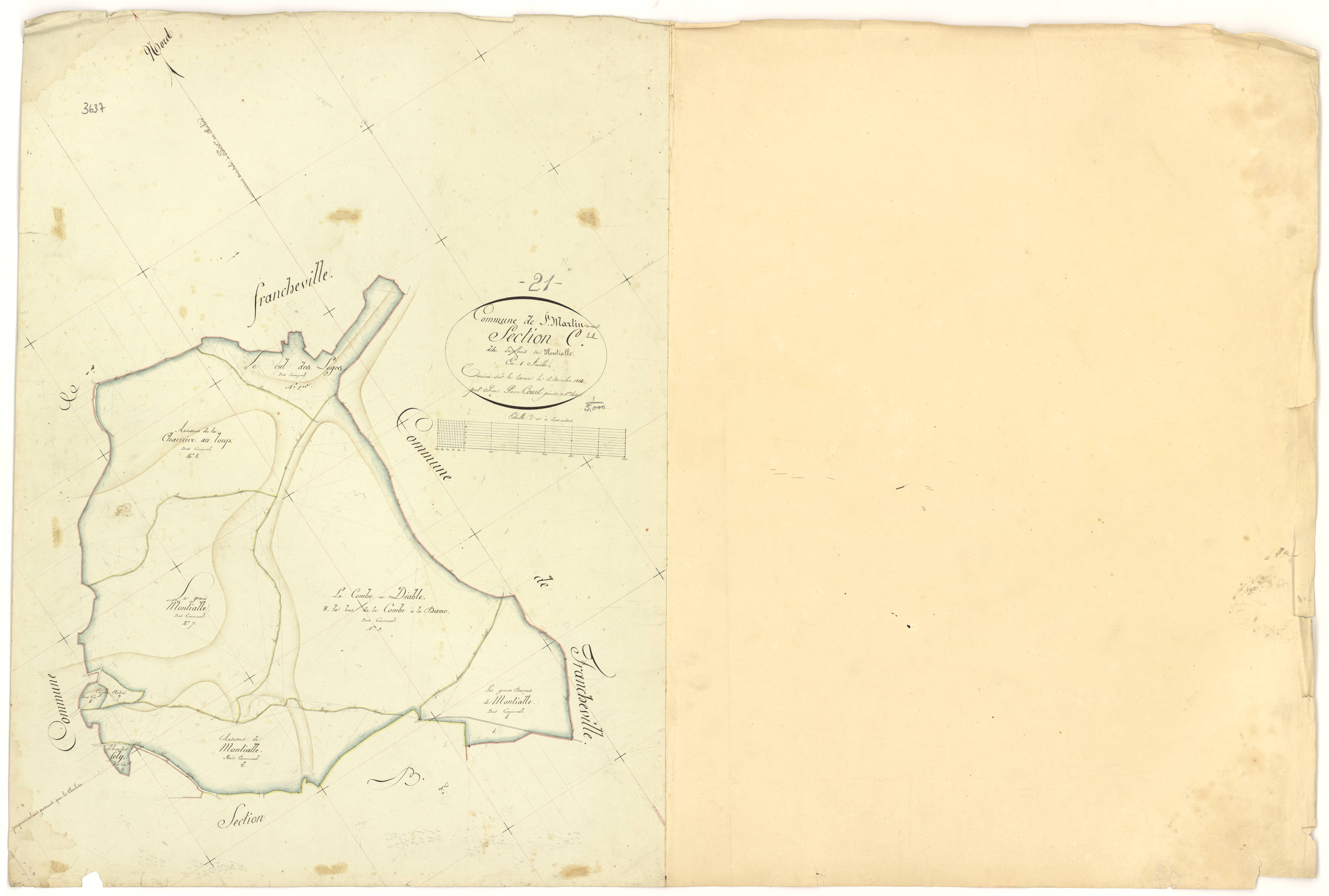 Saint-Martin-du-Mont - Section C - 3 P PLAN 562/5
