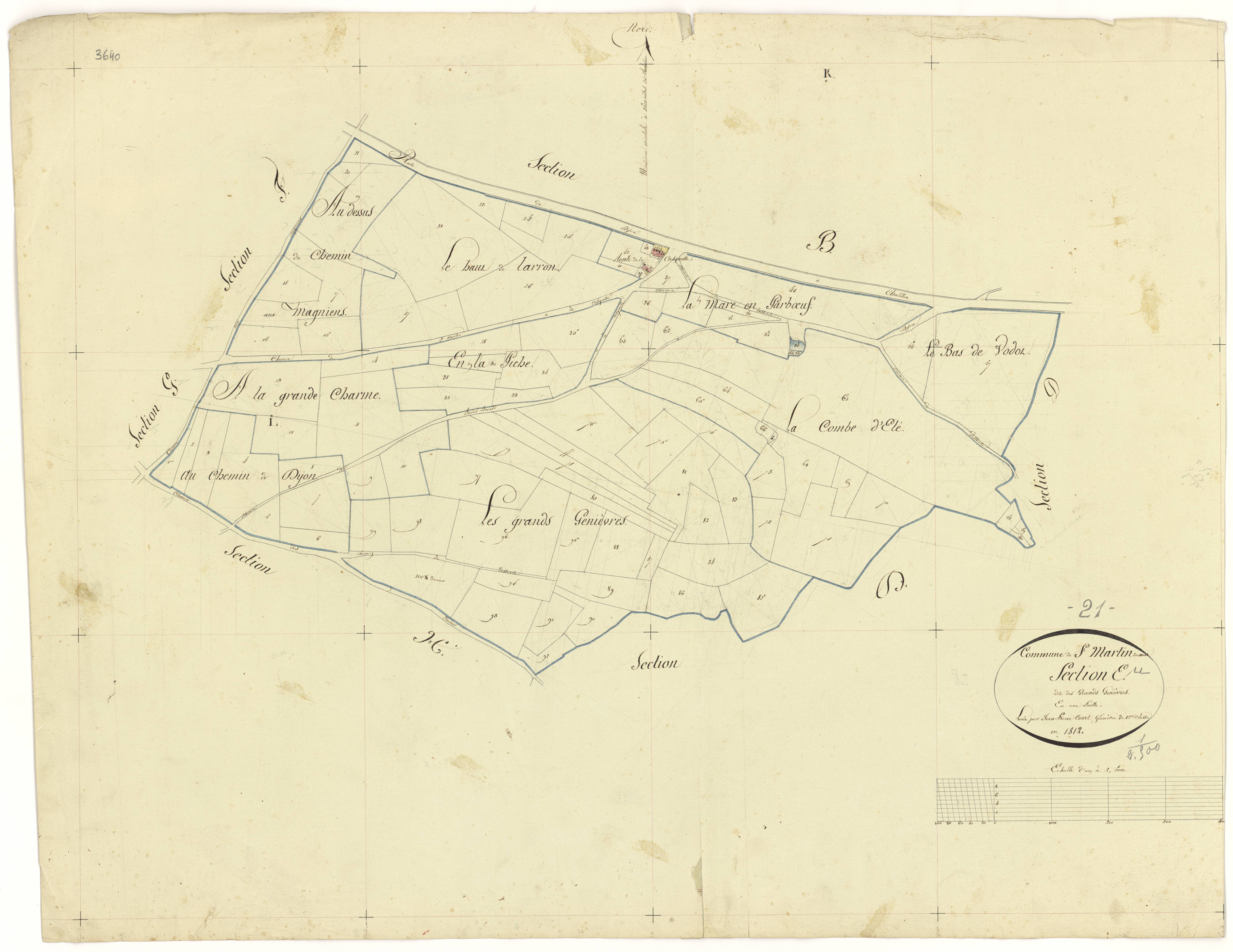 Saint-Martin-du-Mont - Section E - 3 P PLAN 562/8