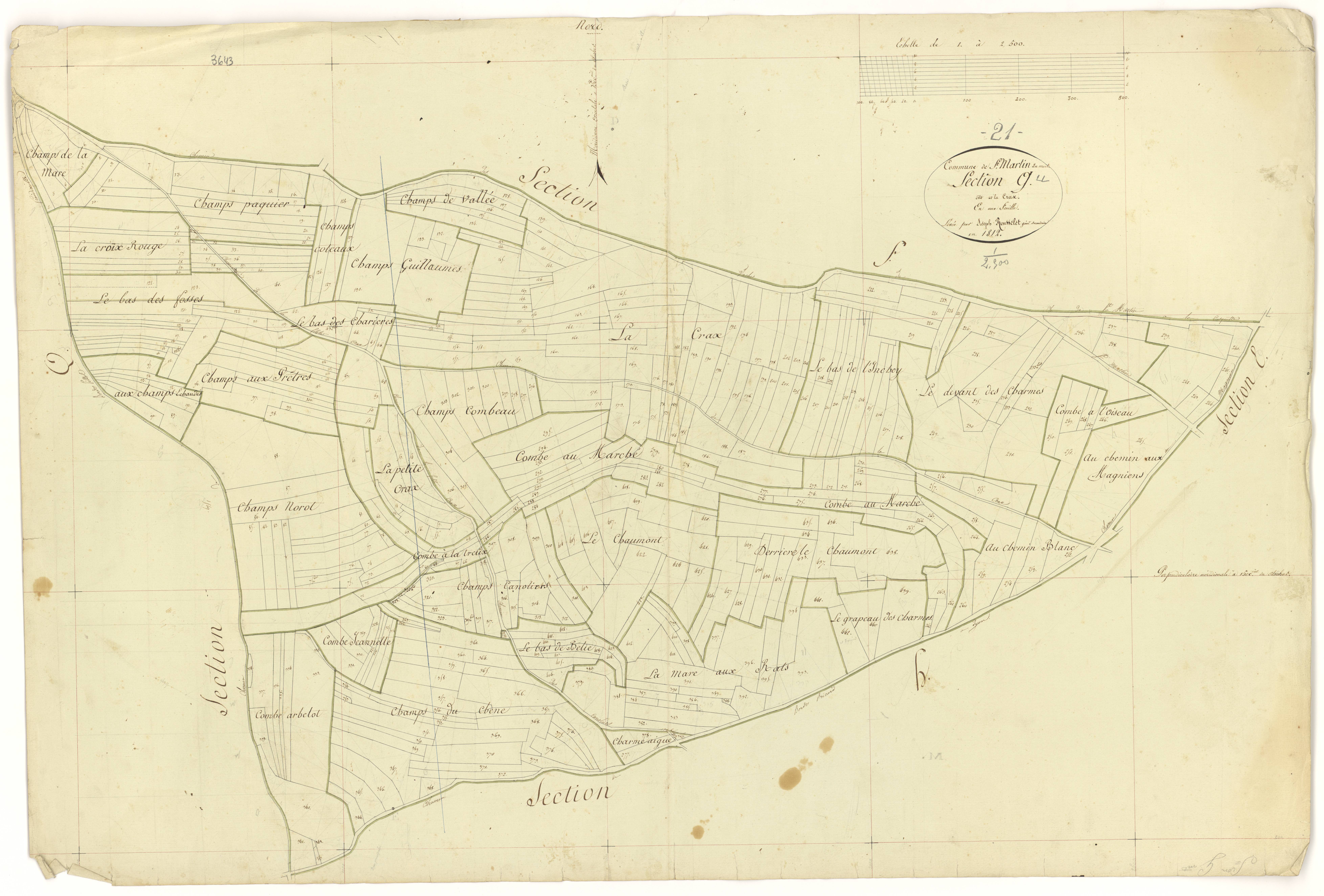 Saint-Martin-du-Mont - Section G - 3 P PLAN 562/11