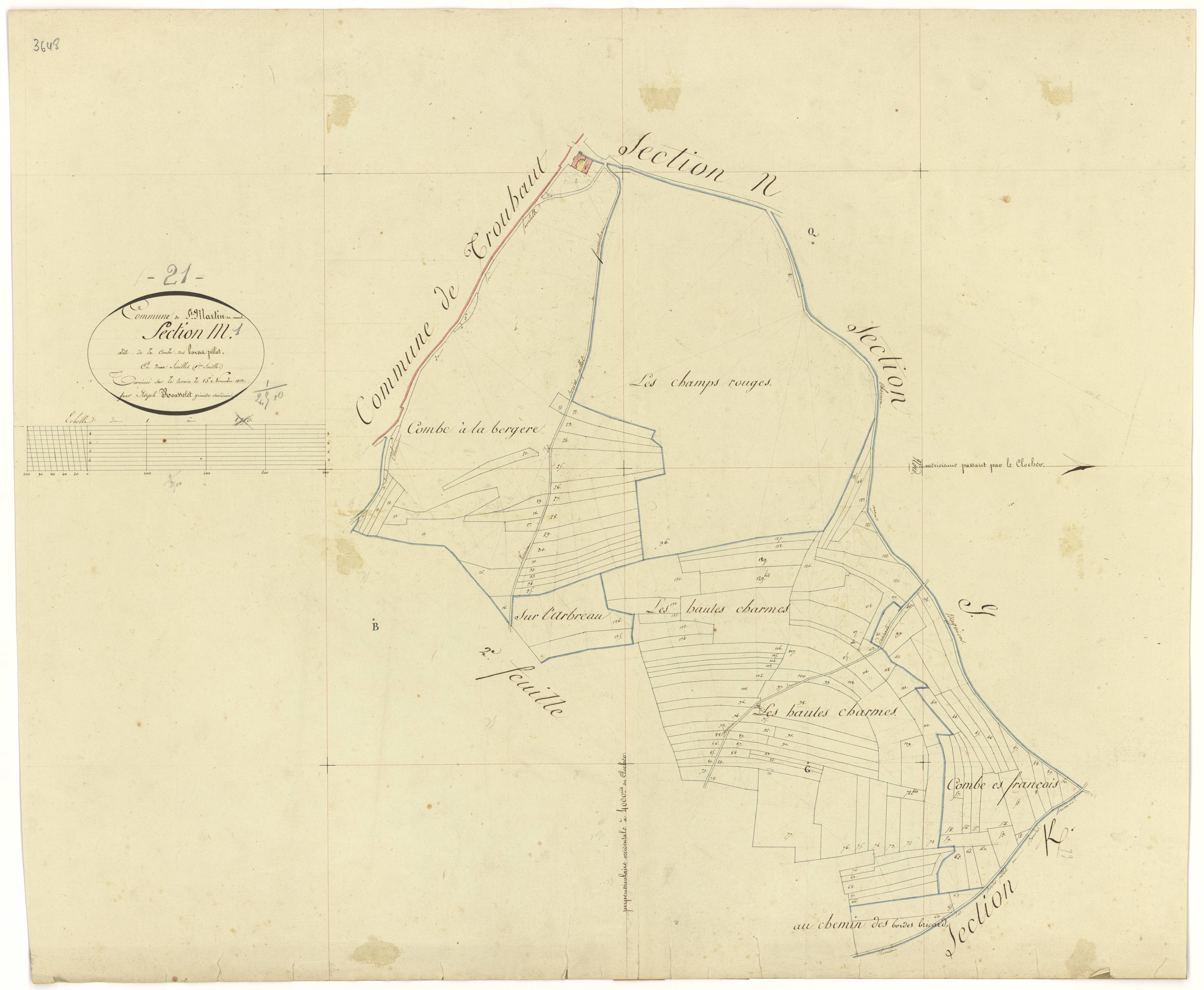 Saint-Martin-du-Mont - Section M1 - 3 P PLAN 562/16