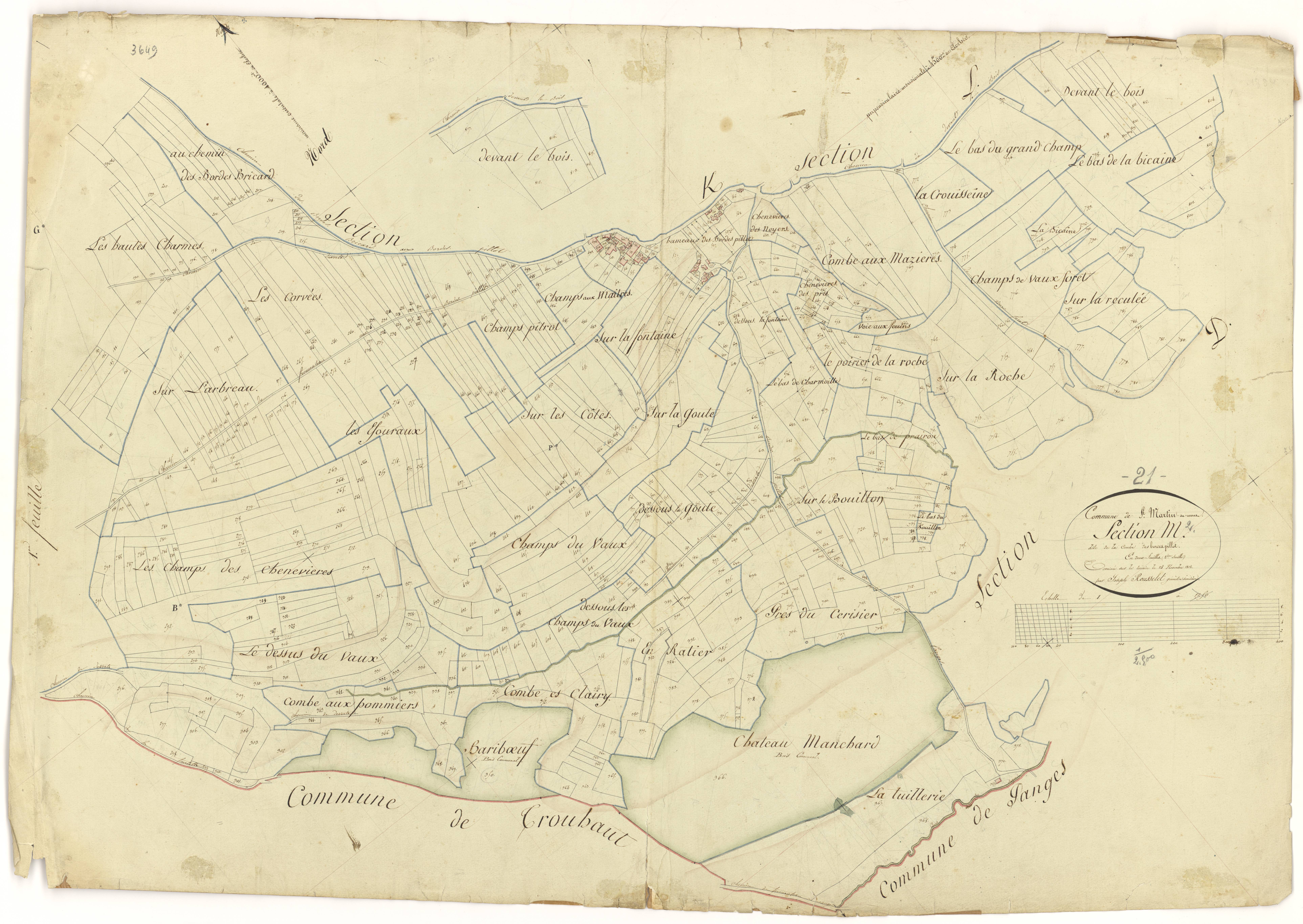 Saint-Martin-du-Mont - Section M2 - 3 P PLAN 562/17
