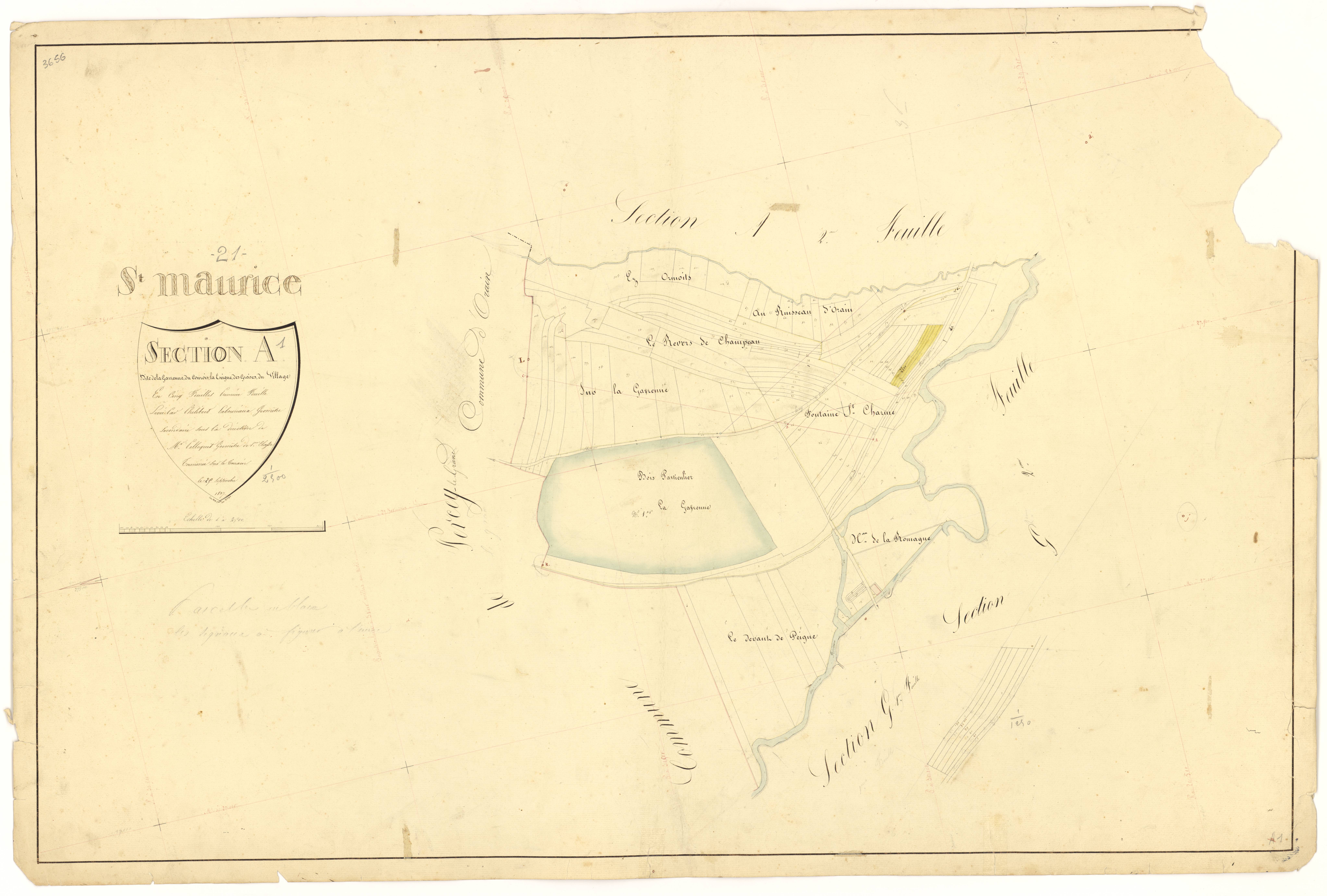 Saint-Maurice-sur-Vingeanne - Section A1 - 3 P PLAN 563/2