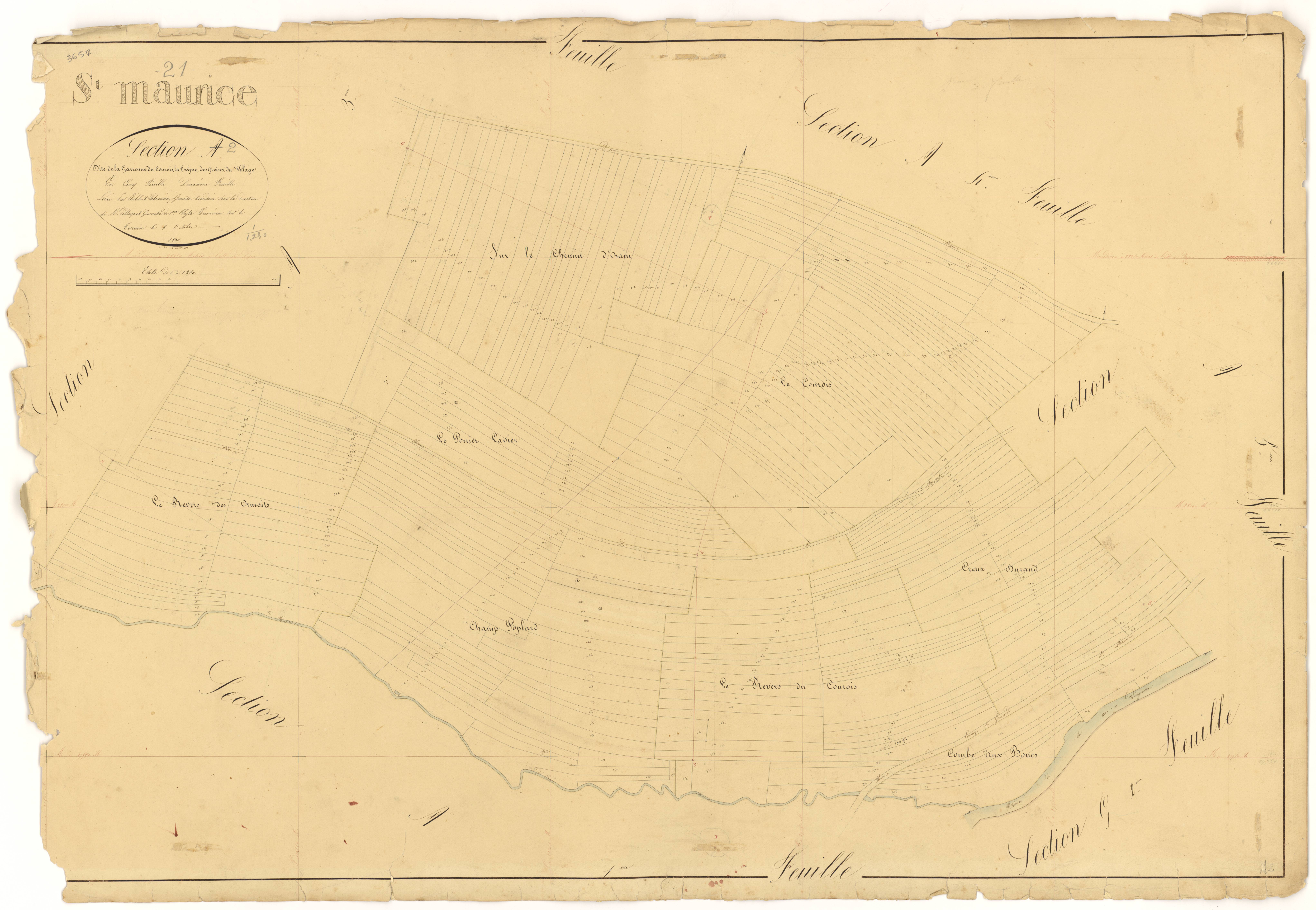 Saint-Maurice-sur-Vingeanne - Section A2 - 3 P PLAN 563/3