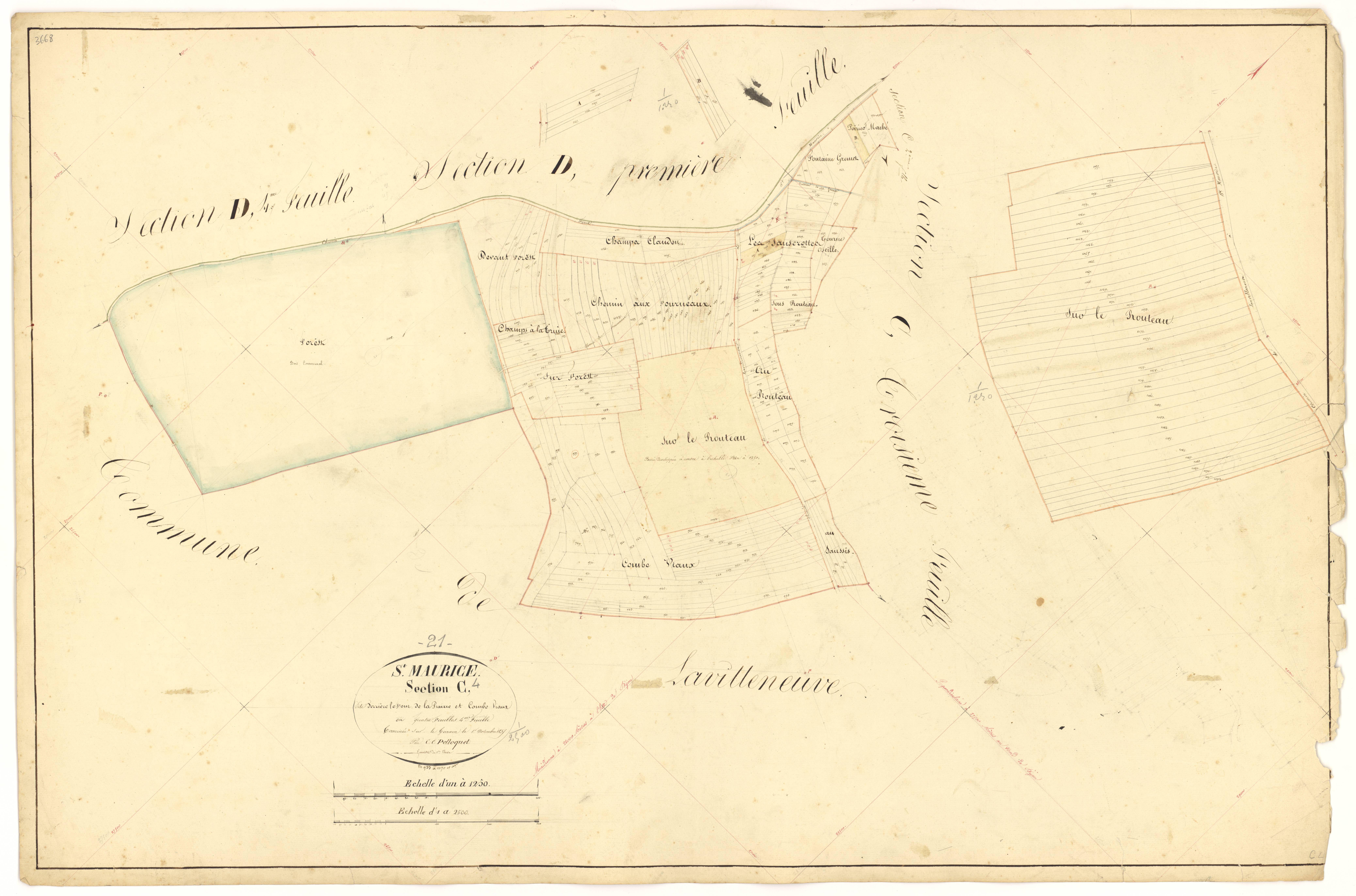 Saint-Maurice-sur-Vingeanne - Section C4 - 3 P PLAN 563/14