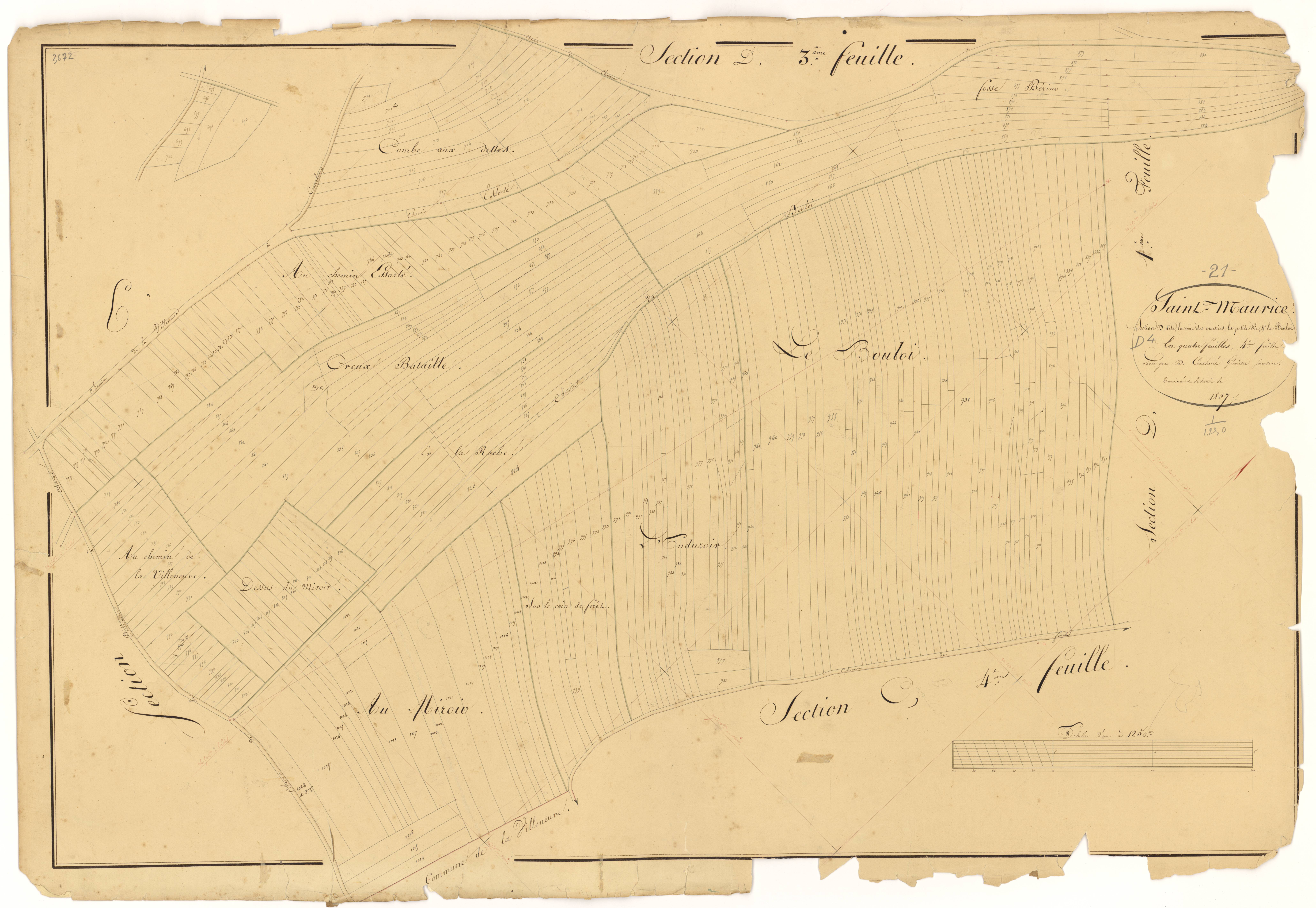 Saint-Maurice-sur-Vingeanne - Section D4 - 3 P PLAN 563/18