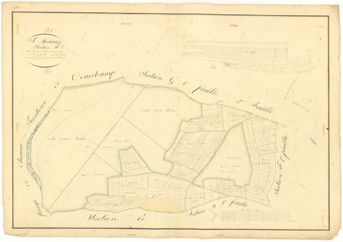 Saint-Maurice-sur-Vingeanne - Section F1 - 3 P PLAN 563/20