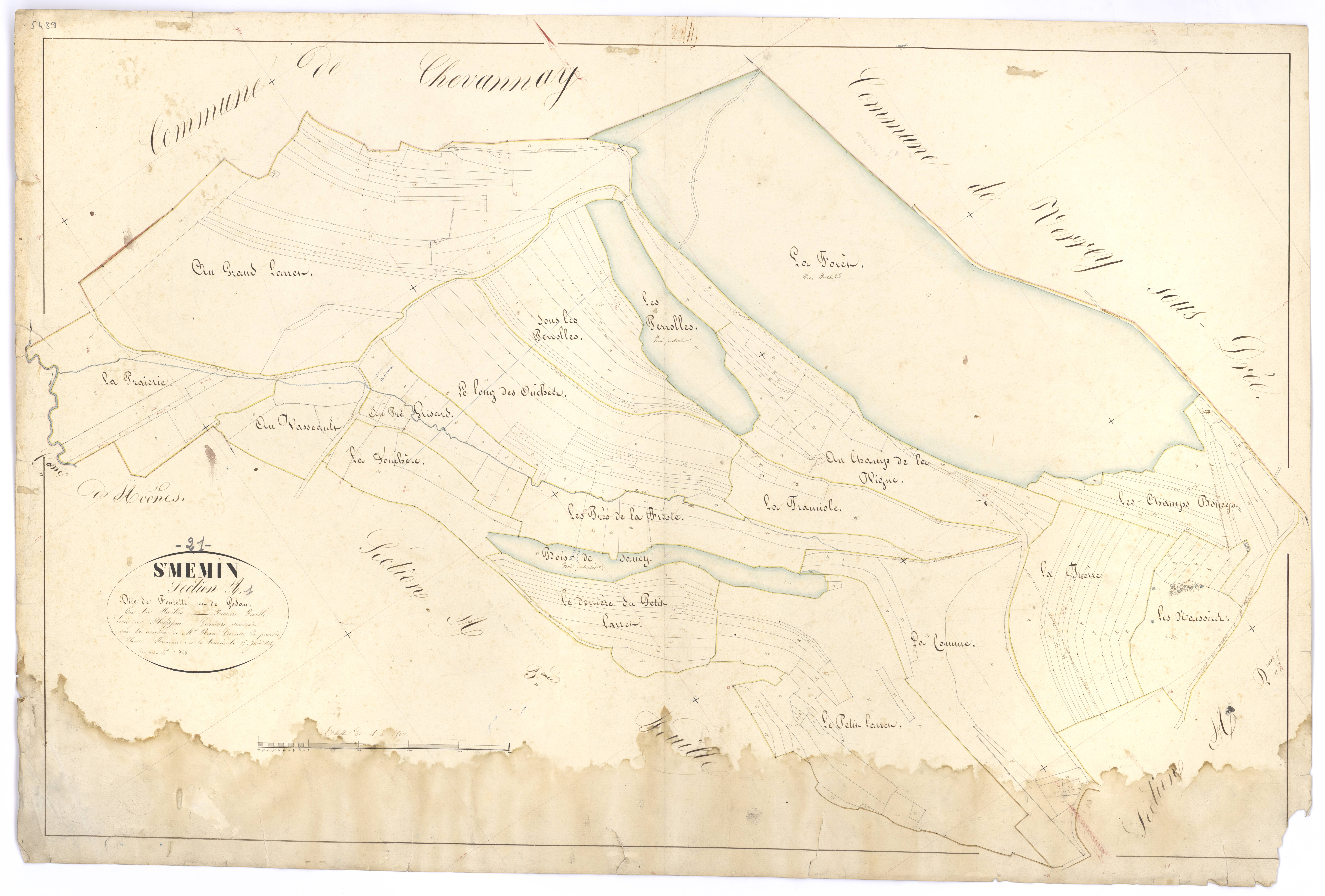 Saint-Mesmin - Section A1 - 3 P PLAN 564/2