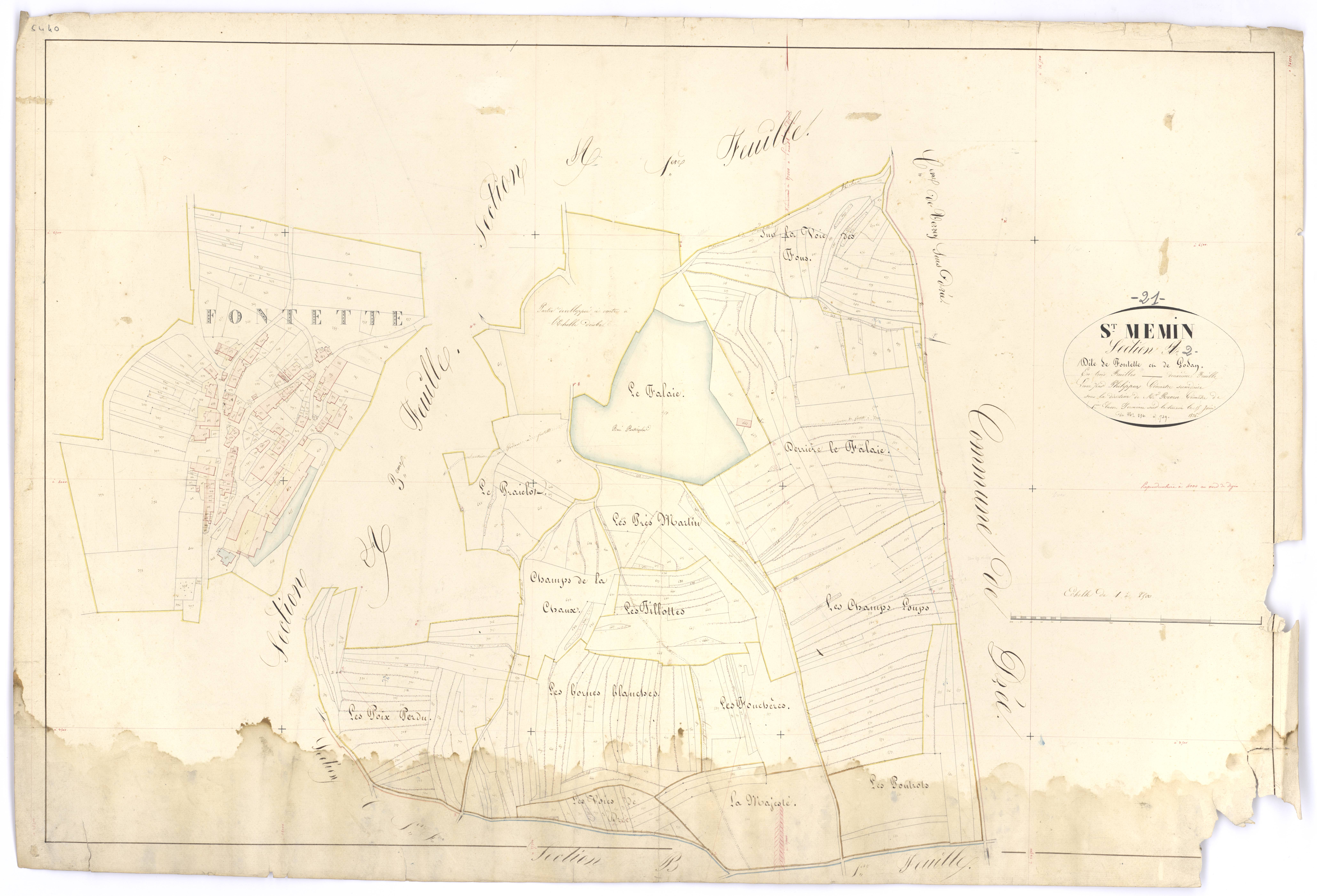 Saint-Mesmin - Section A2 - 3 P PLAN 564/3