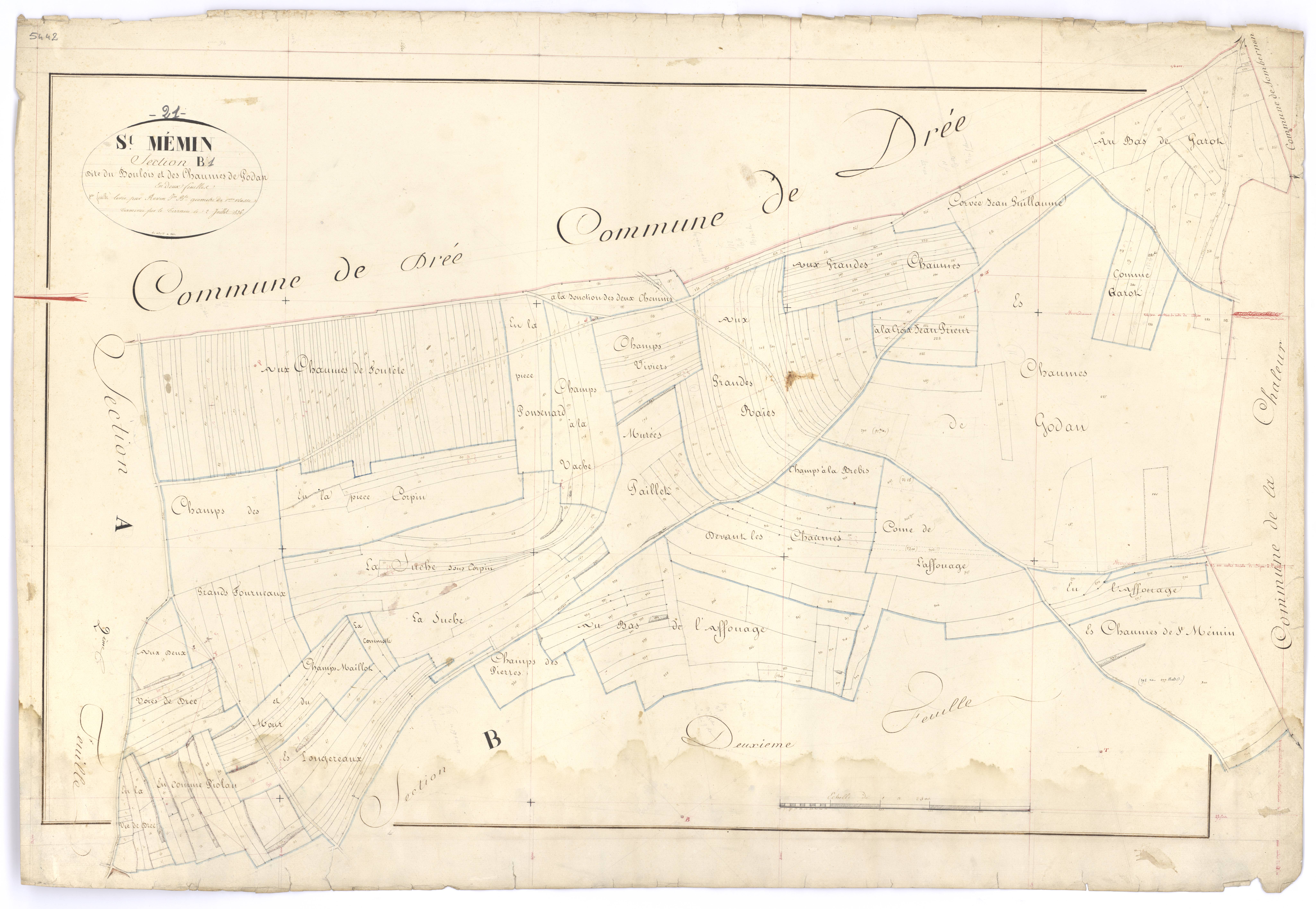 Saint-Mesmin - Section B1 - 3 P PLAN 564/5