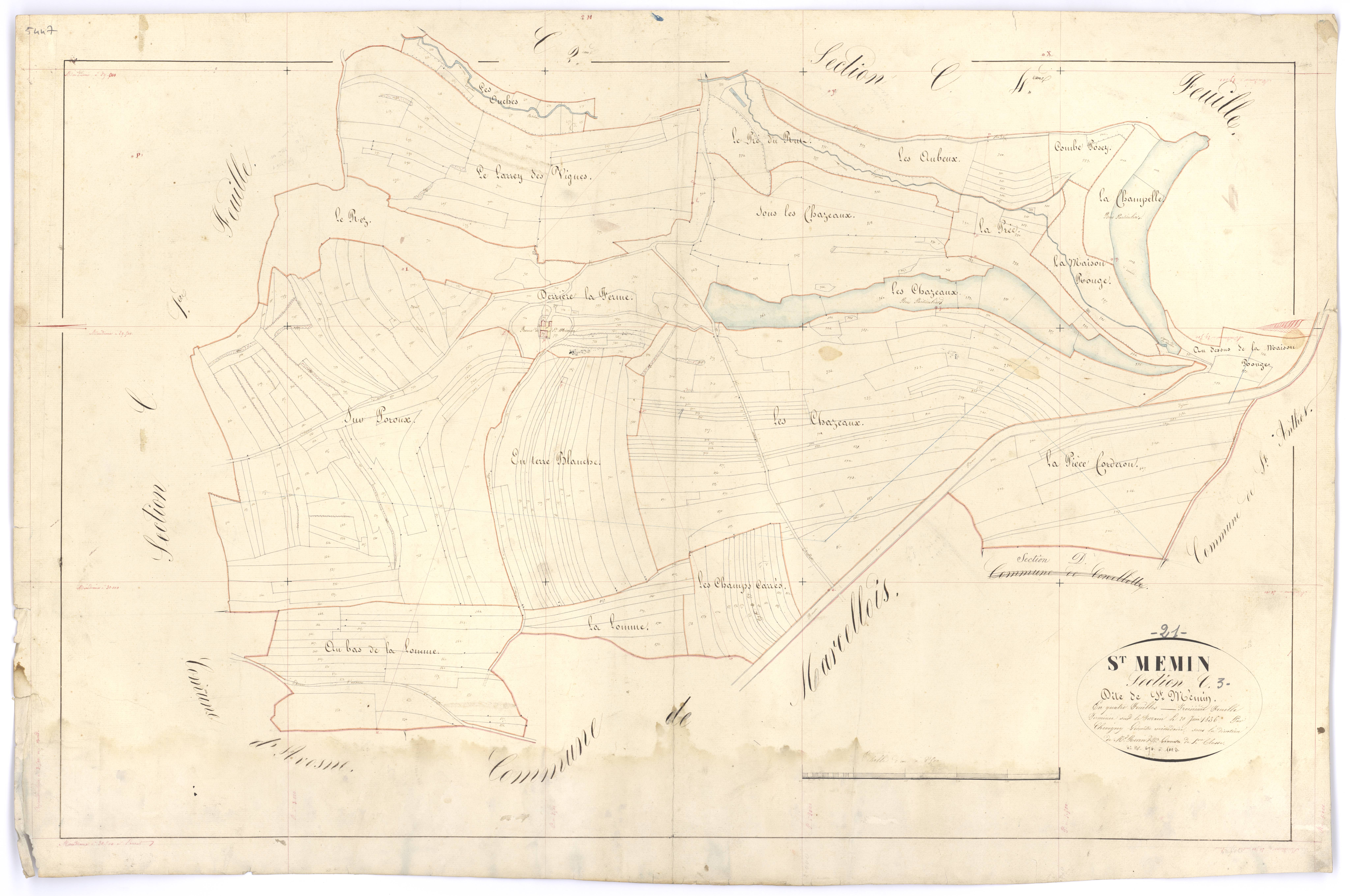 Saint-Mesmin - Section C3 - 3 P PLAN 564/10