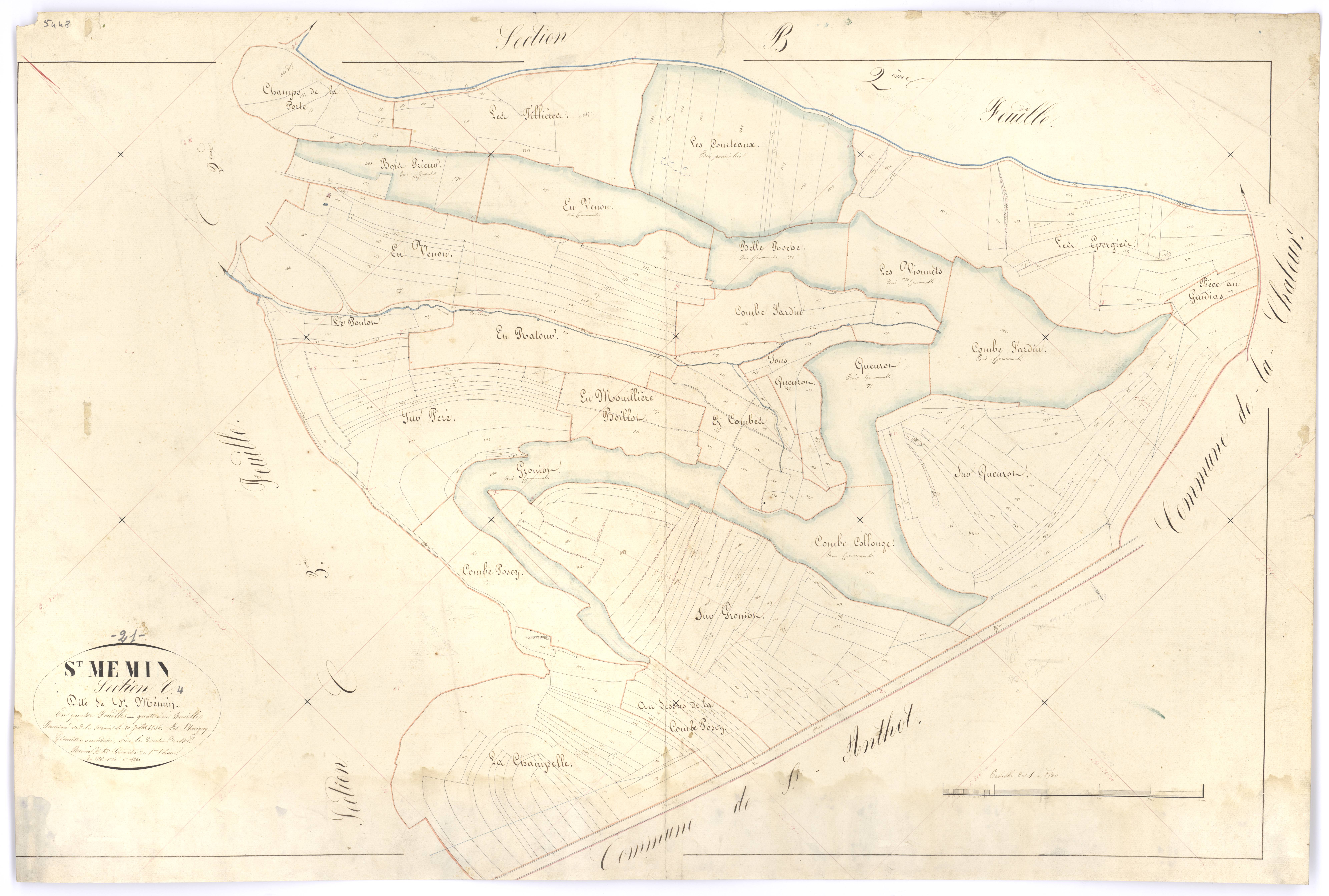 Saint-Mesmin - Section C4 - 3 P PLAN 564/11