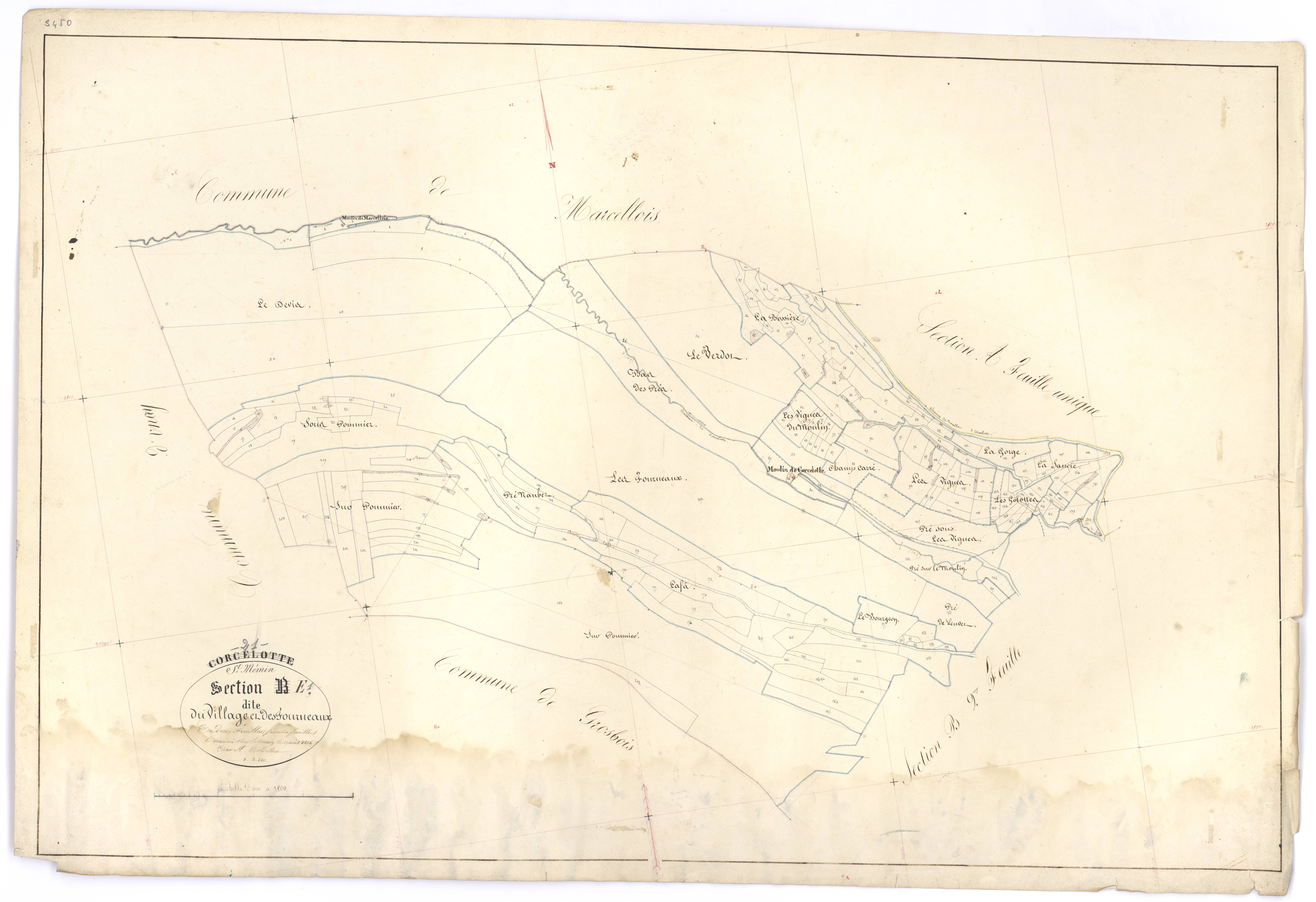 Saint-Mesmin - Section E1 - 3 P PLAN 564/13