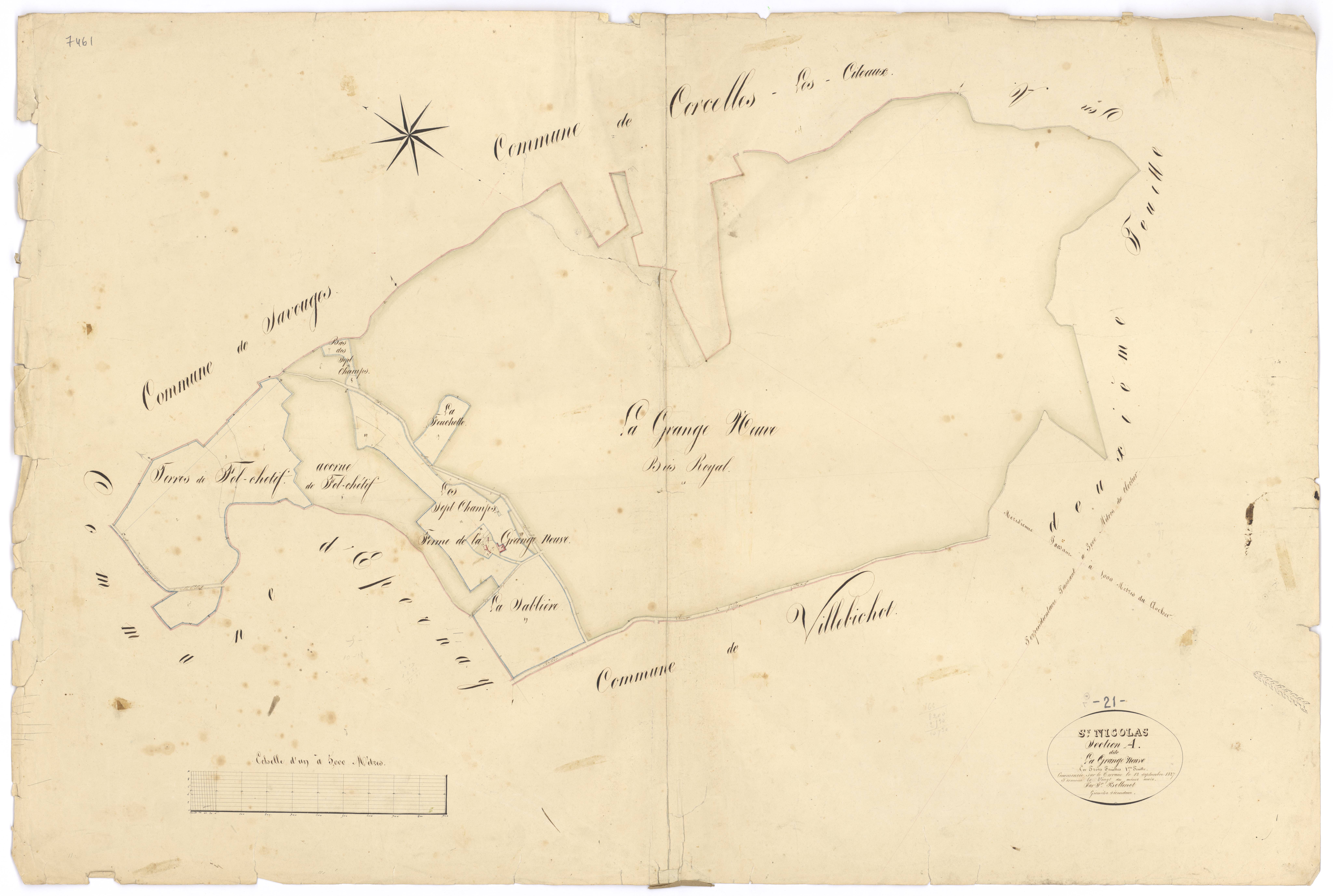 Saint-Nicolas-lès-Cîteaux - Section A1 - 3 P PLAN 565/2