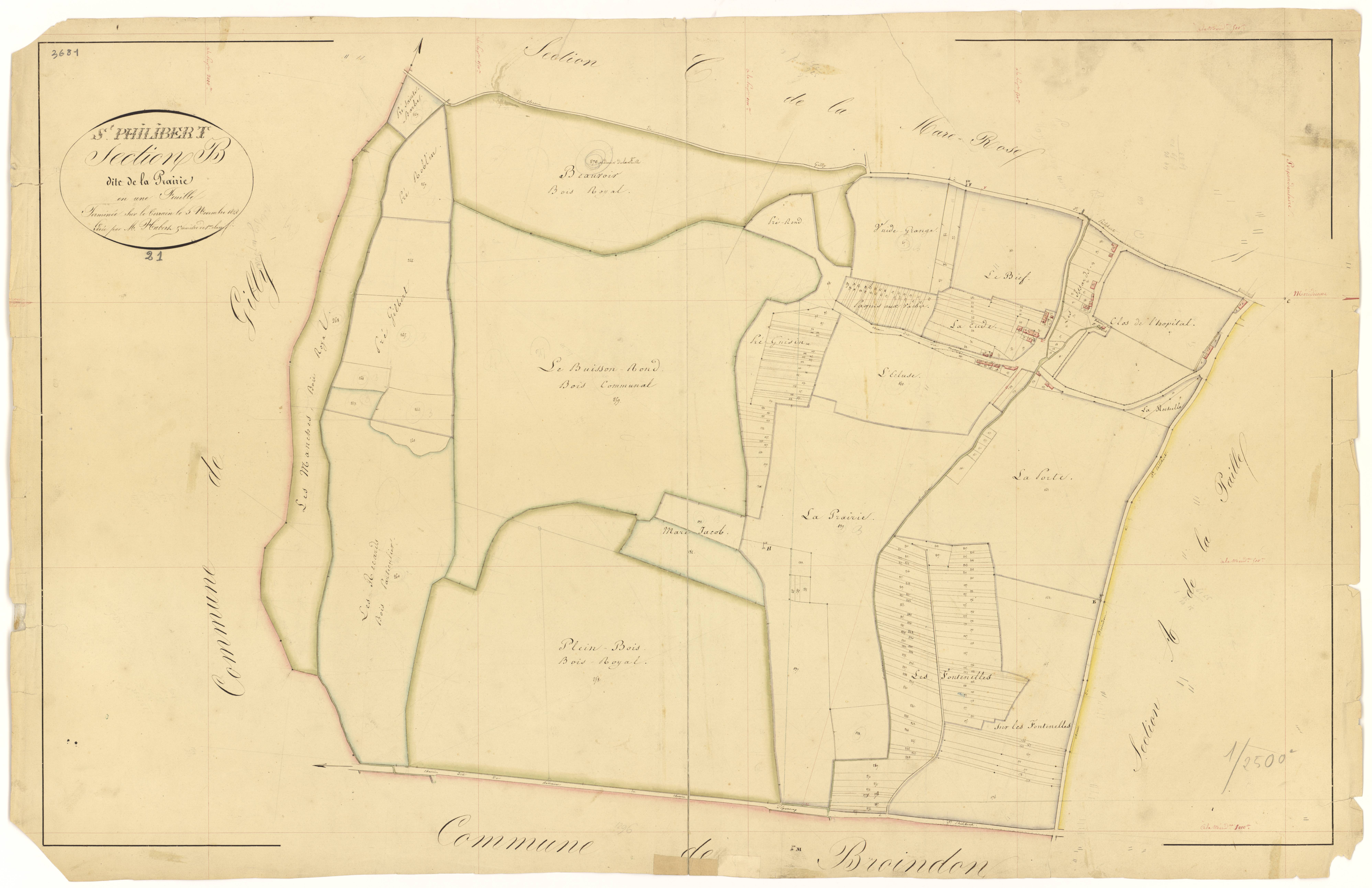 Saint-Philibert - Section B - 3 P PLAN 566/3