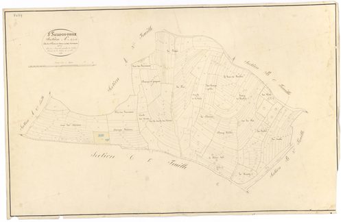 Saint-Pierre-en-Vaux - Section A4 - 3 P PLAN 567/5