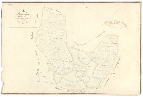 Saint-Pierre-en-Vaux - Section B1 - 3 P PLAN 567/6