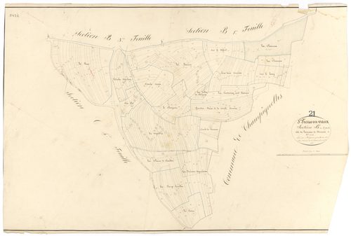 Saint-Pierre-en-Vaux - Section B2 - 3 P PLAN 567/7