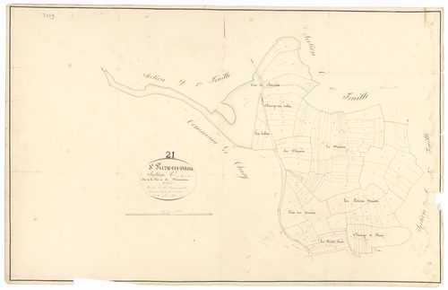 Saint-Pierre-en-Vaux - Section C2 - 3 P PLAN 567/10