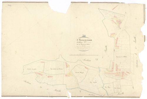 Saint-Pierre-en-Vaux - Section D2 - 3 P PLAN 567/14