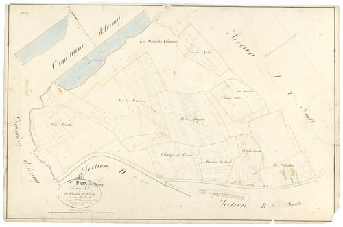 Saint-Prix-lès-Arnay - Section A1 - 3 P PLAN 568/2
