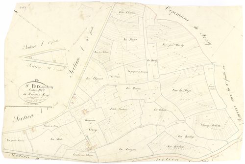Saint-Prix-lès-Arnay - Section B1 - 3 P PLAN 568/4