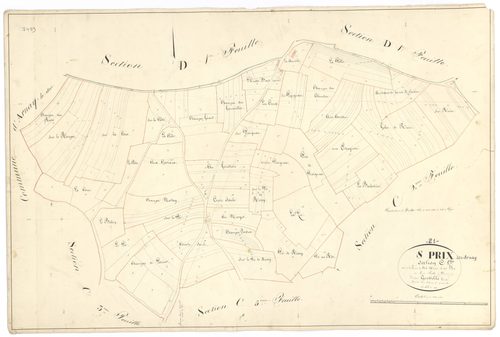 Saint-Prix-lès-Arnay - Section C1 - 3 P PLAN 568/6