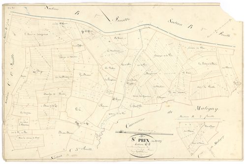 Saint-Prix-lès-Arnay - Section C2 - 3 P PLAN 568/7