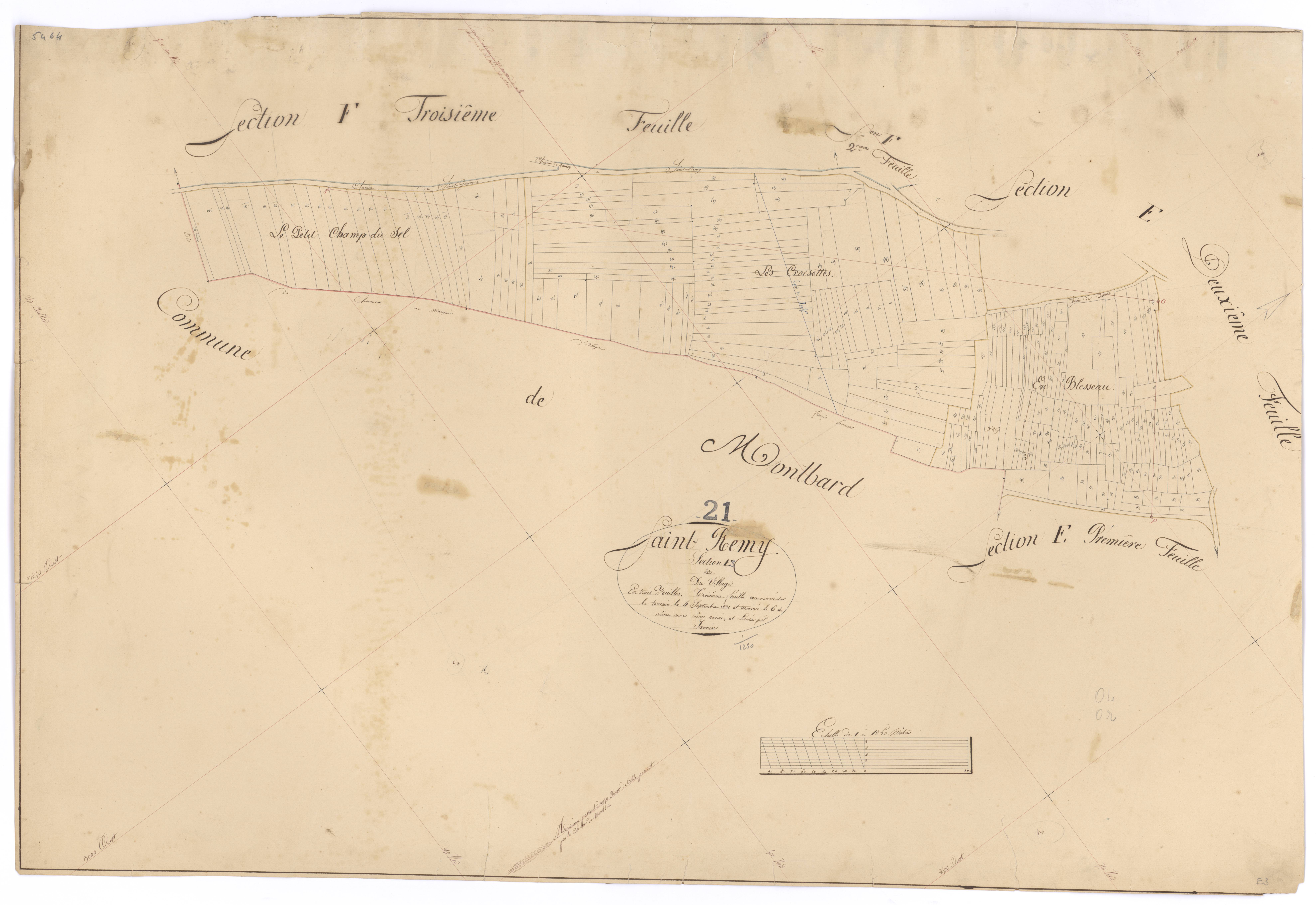Saint-Rémy - Section E3 - 3 P PLAN 569/13