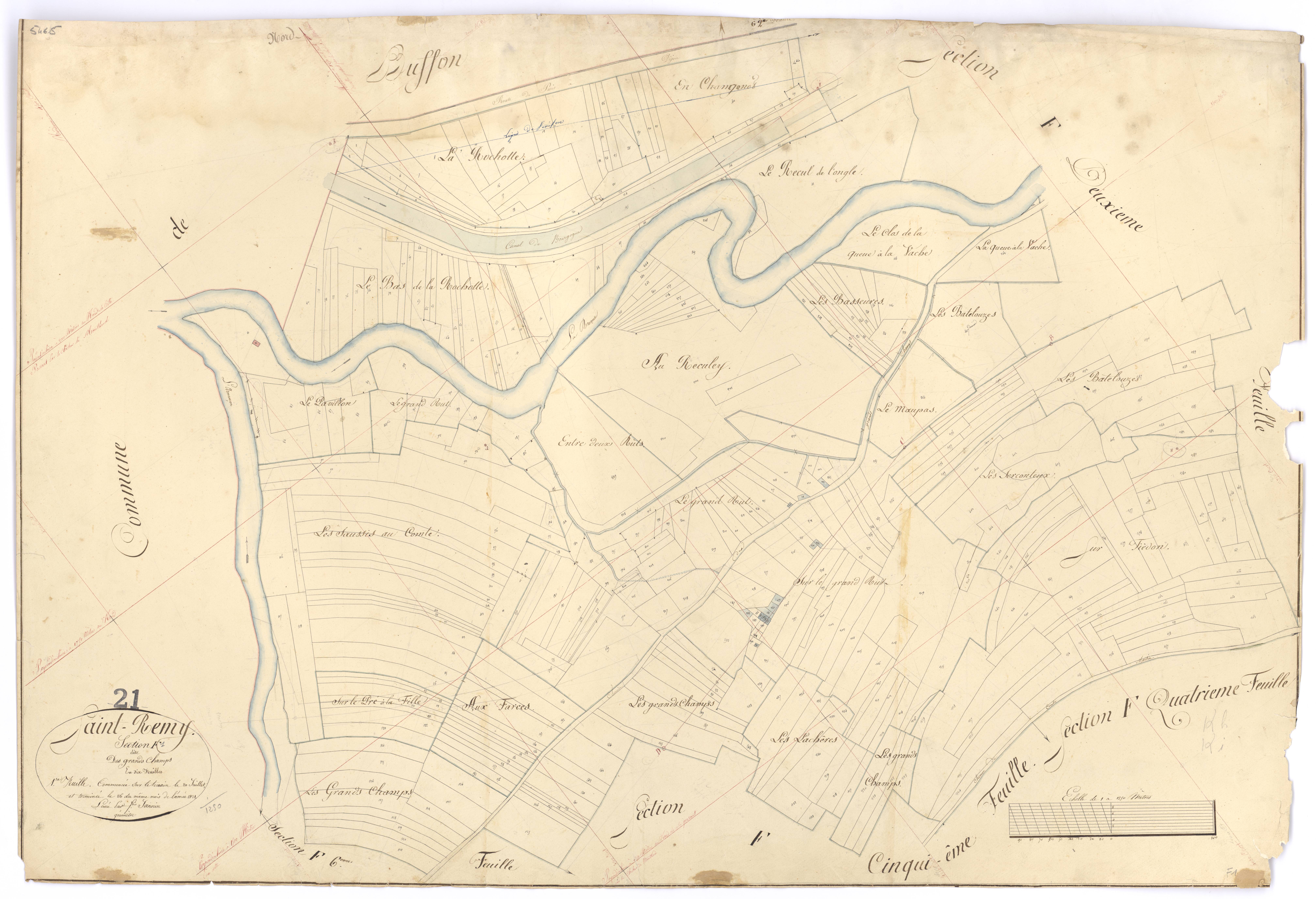 Saint-Rémy - Section F1 - 3 P PLAN 569/14