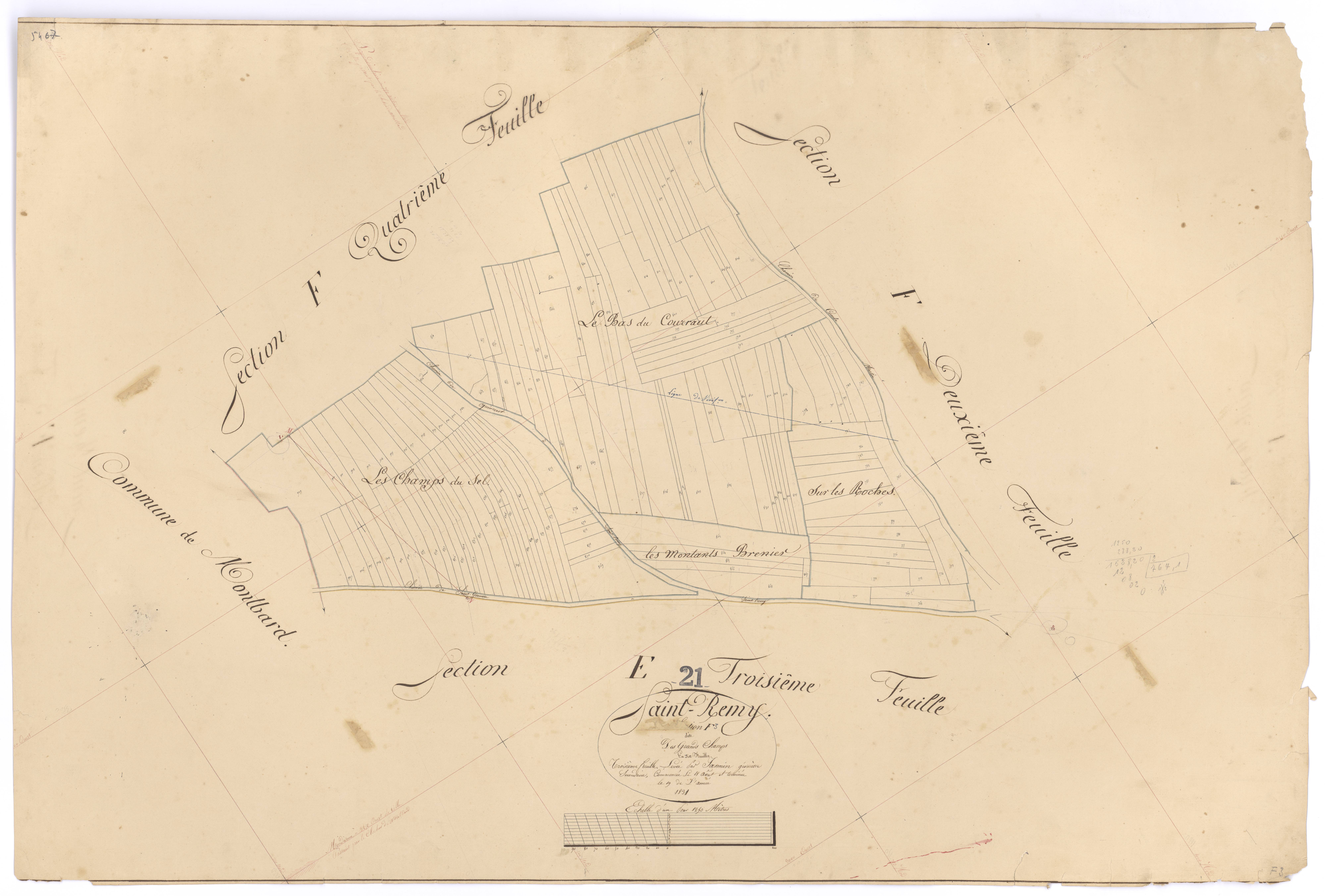 Saint-Rémy - Section F3 - 3 P PLAN 569/16