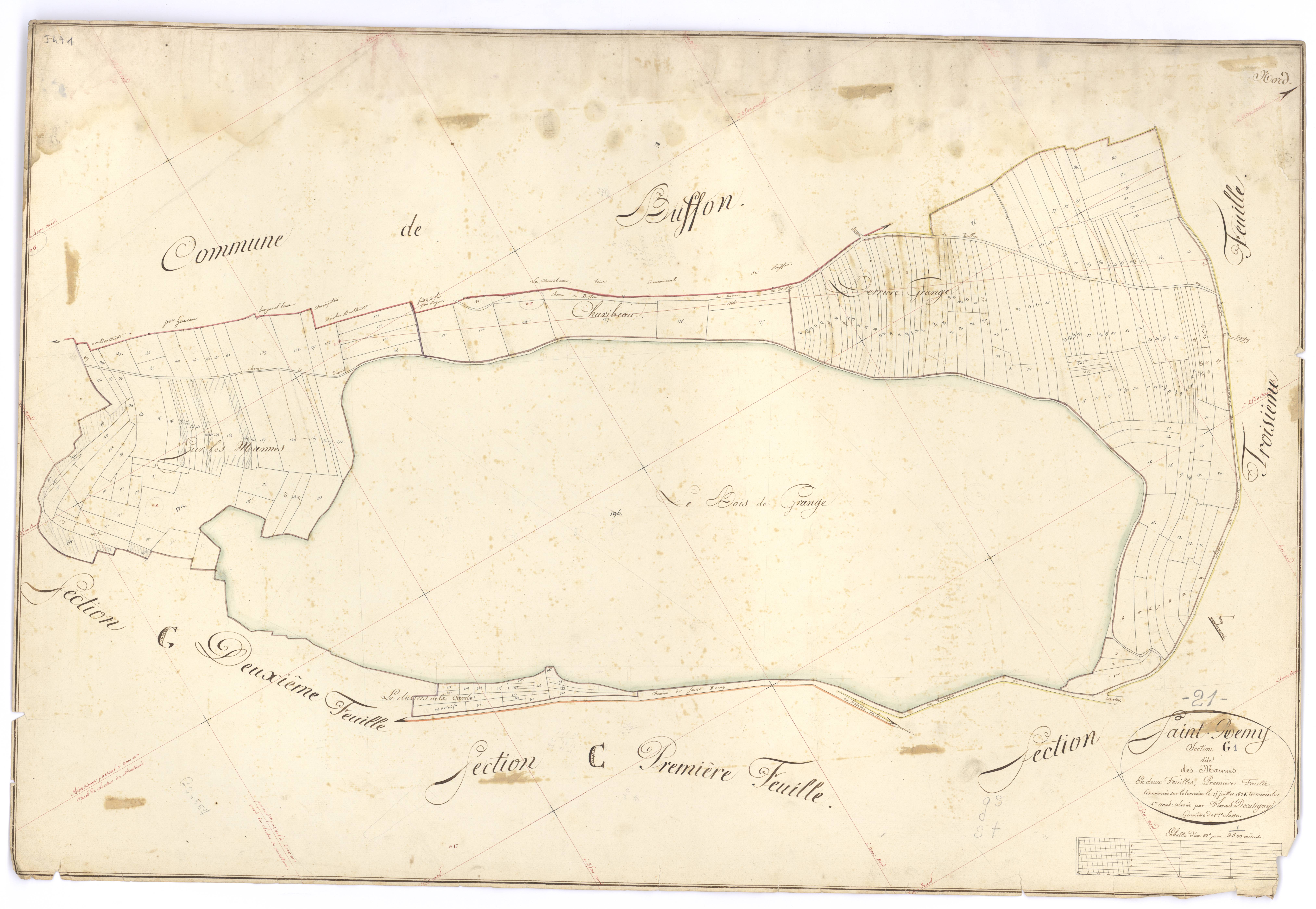 Saint-Rémy - Section G1 - 3 P PLAN 569/20
