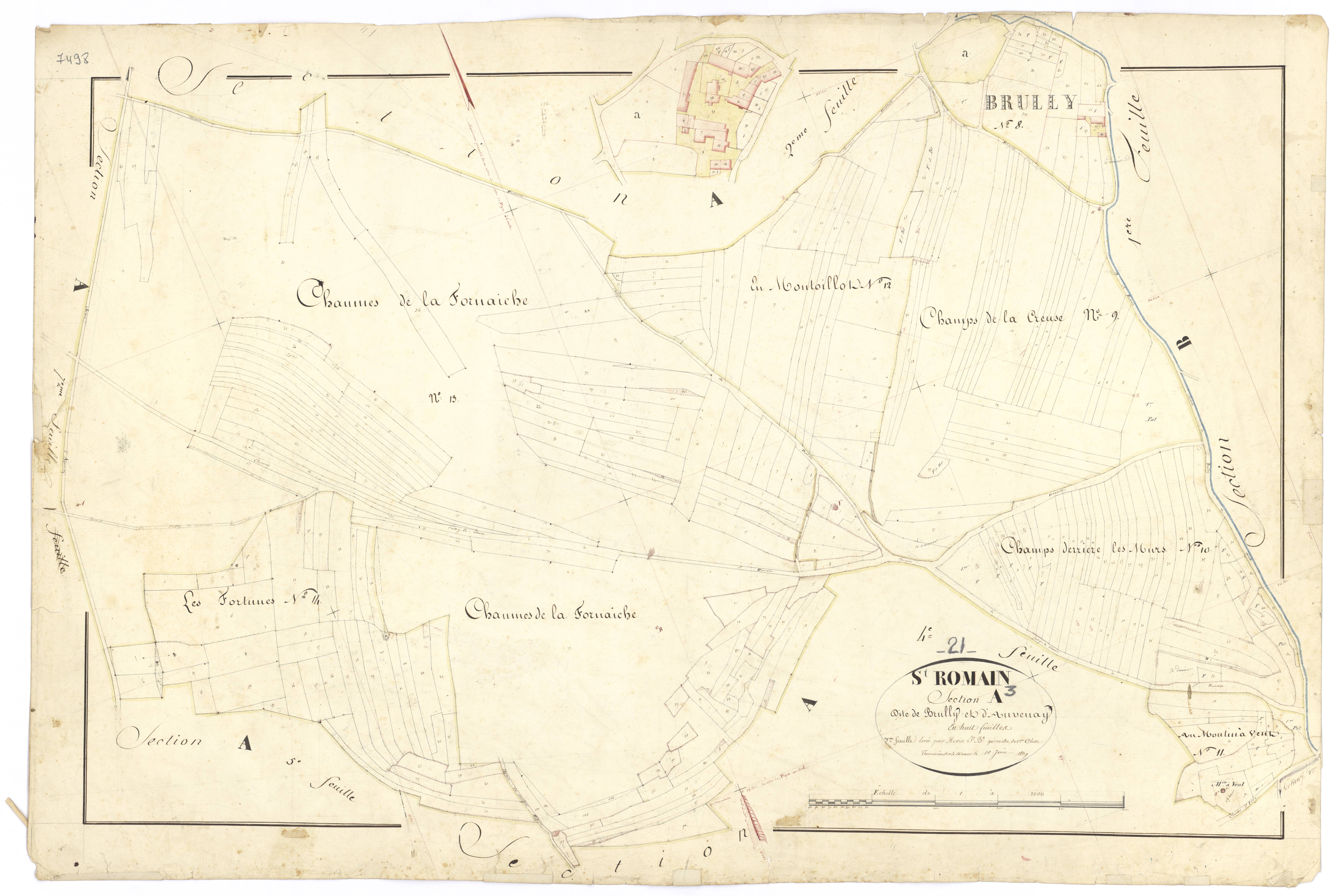 Saint-Romain - Section A3 - 3 P PLAN 570/5