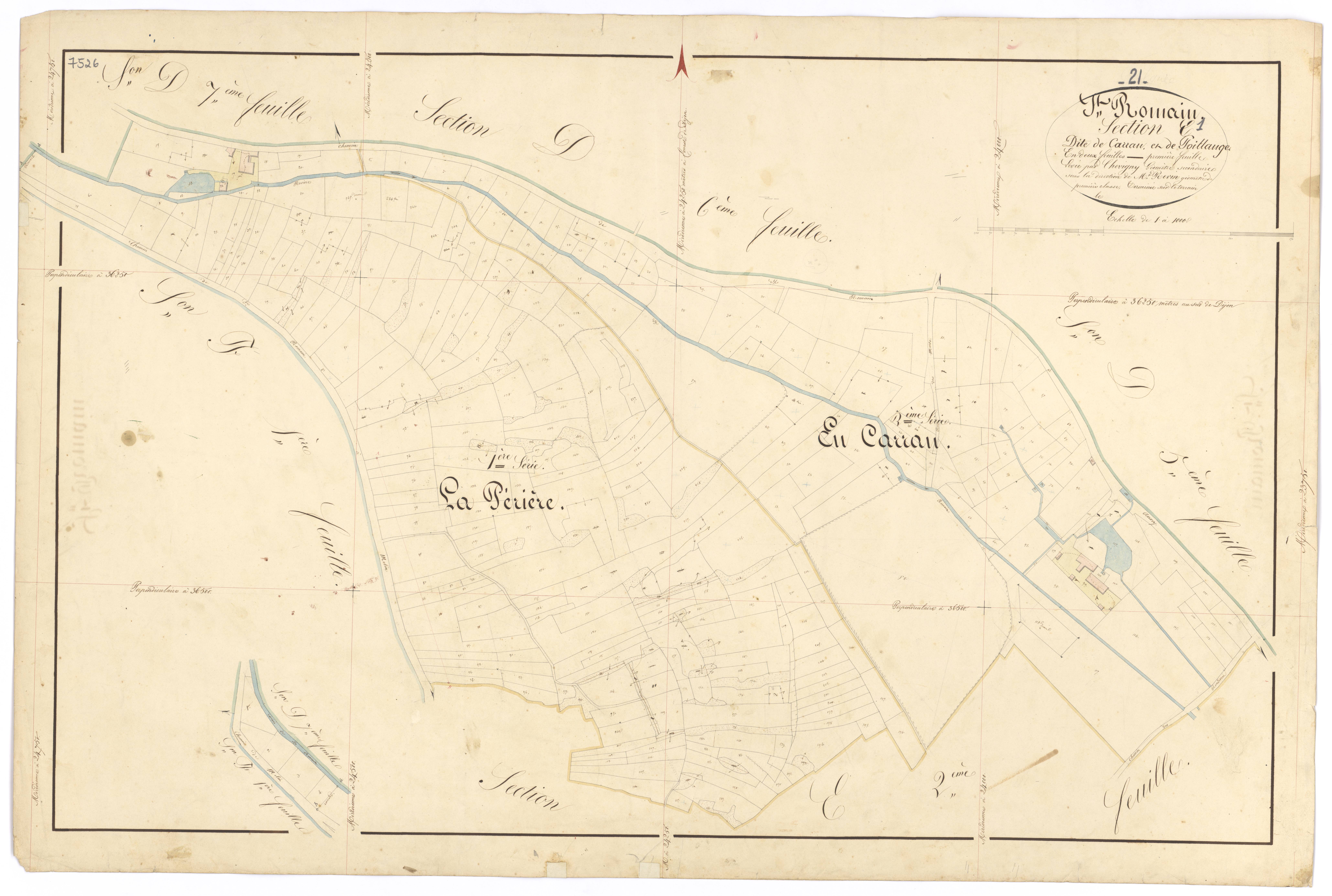 Saint-Romain - Section E1 - 3 P PLAN 570/33