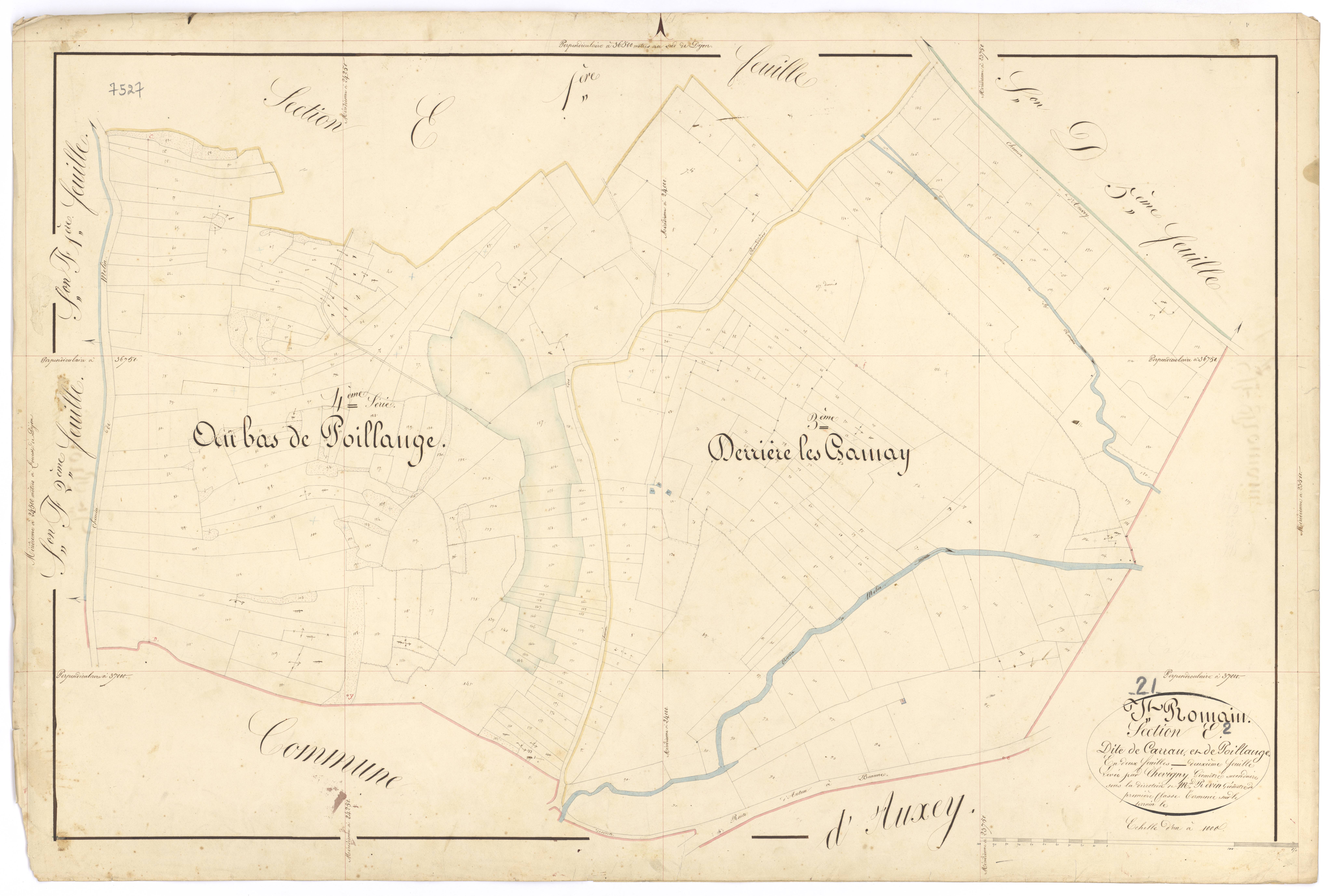 Saint-Romain - Section E2 - 3 P PLAN 570/34