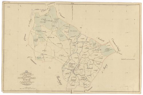 Saint-Romain - Tableau d'assemblage - 3 P PLAN 570/1