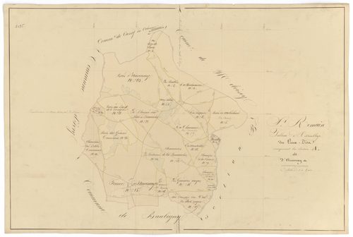 Saint-Romain - Section A (tableau d'assemblage) - 3 P PLAN 570/2