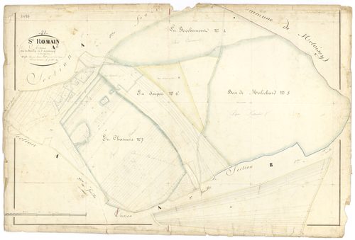 Saint-Romain - Section A2 - 3 P PLAN 570/4