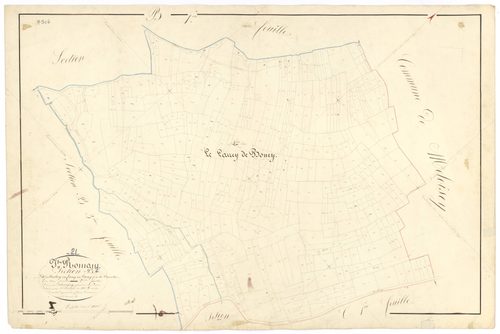 Saint-Romain - Section B2 - 3 P PLAN 570/13