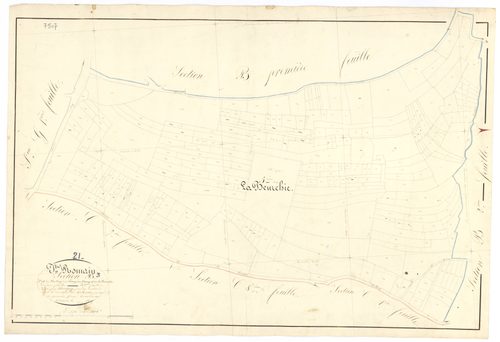 Saint-Romain - Section B3 - 3 P PLAN 570/14