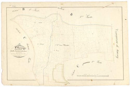 Saint-Romain - Section C1 - 3 P PLAN 570/16