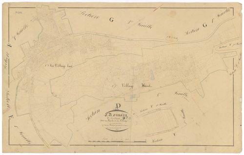 Saint-Romain - Sections D7 et D8 - 3 P PLAN 570/31