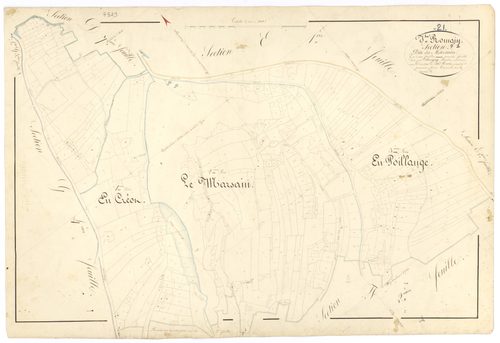 Saint-Romain - Section F1 - 3 P PLAN 570/36